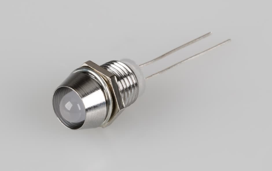 5CCI Держатель 5мм (хром.латунь, с гайкой) (Arlight, 5мм (круглый)) 005037