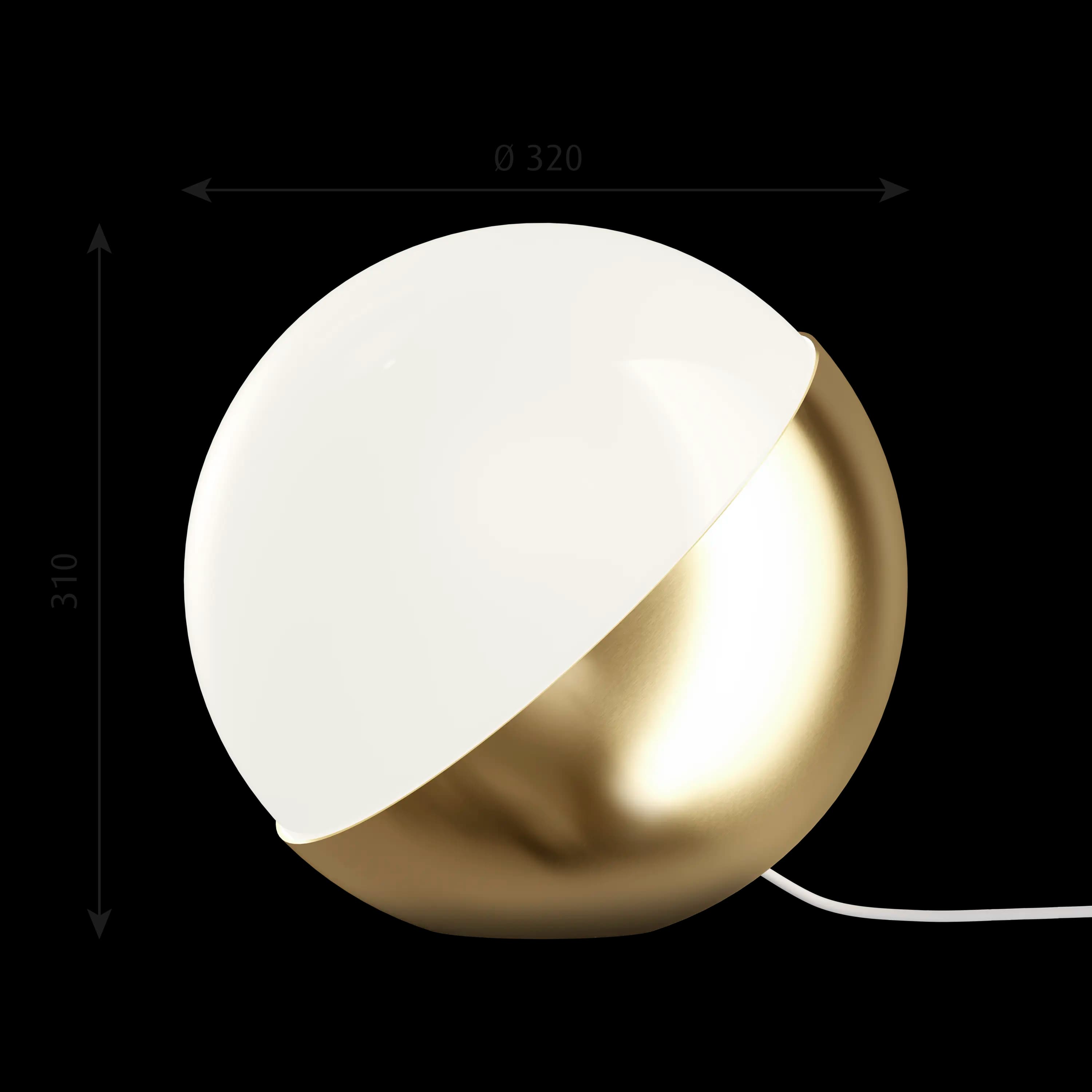 Louis Poulsen VL Studio Table/Floor Lamp Lacquered brass Ø 320 — фото 7