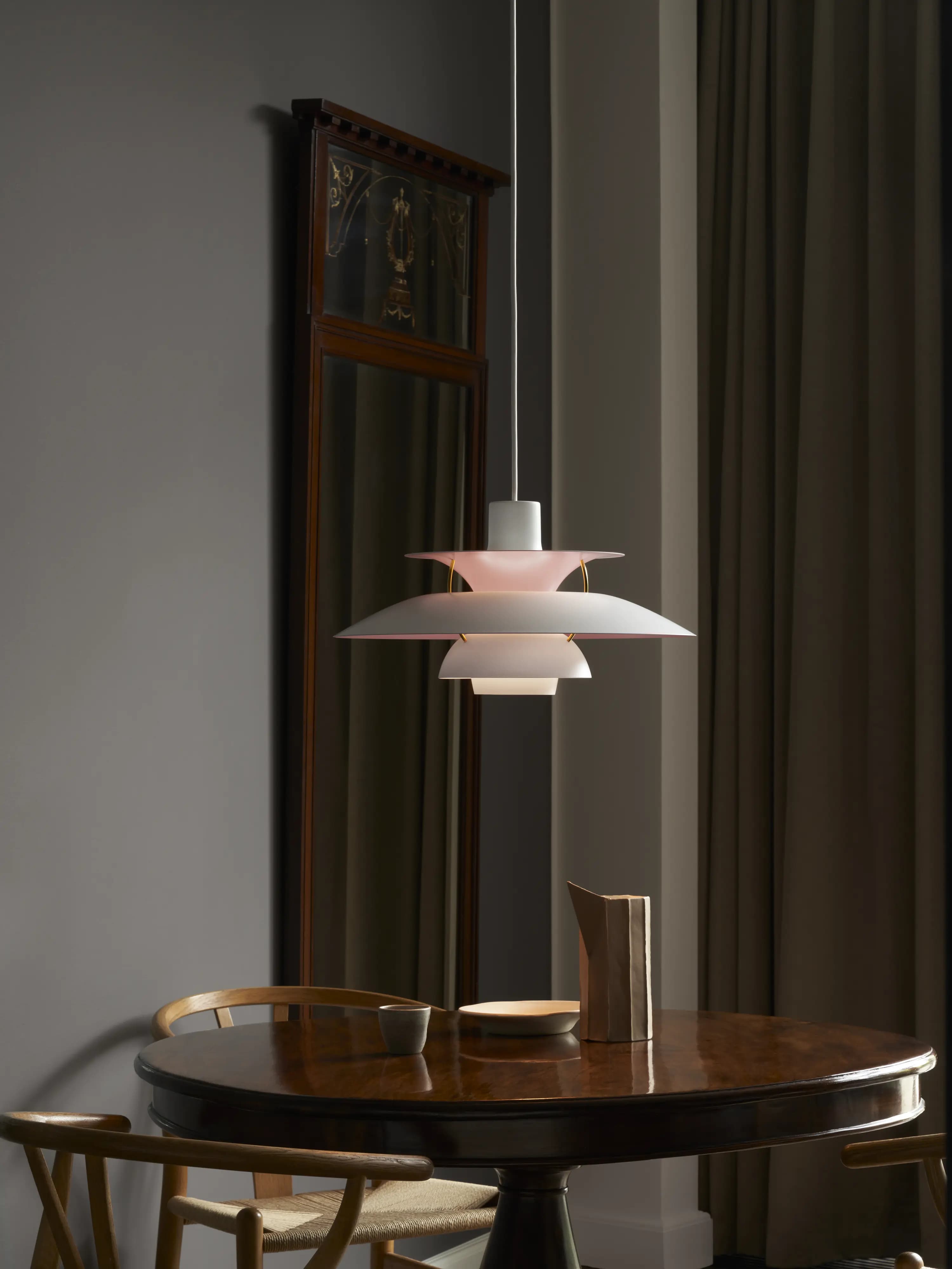 Louis Poulsen PH 5 Anniversary Edition Matte white/pale rose — фото 3