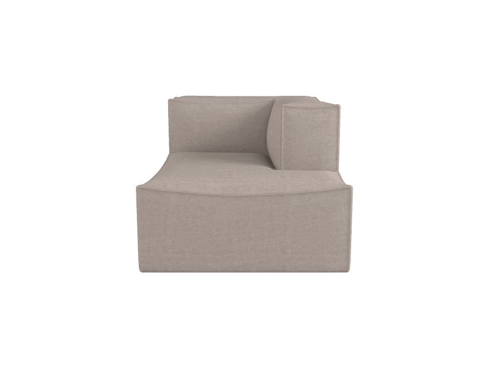 Ferm Living Catena Sofa Chaise Longue Right S601 - Cotton Linen - Natural ferm LIVING — фото 2