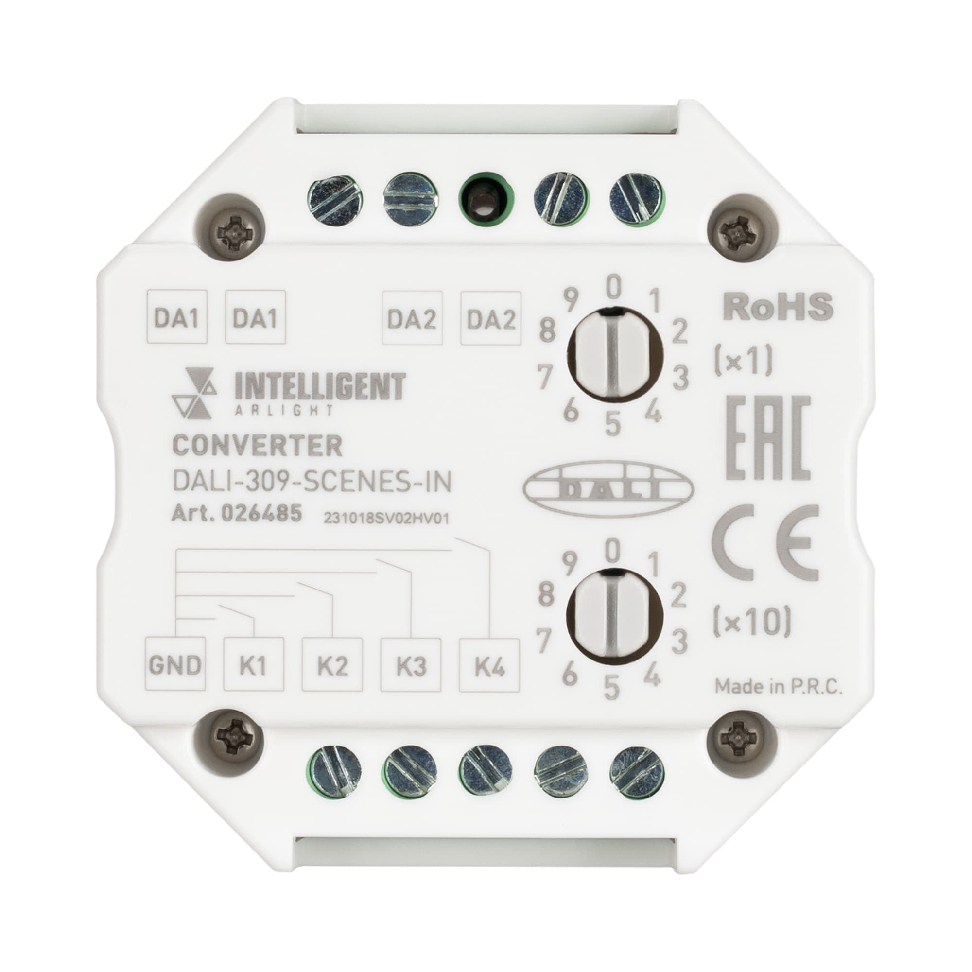 INTELLIGENT ARLIGHT Конвертер DALI-309-SCENES-IN (DALI bus) (Arlight, -) 026485 Arlight — фото 2