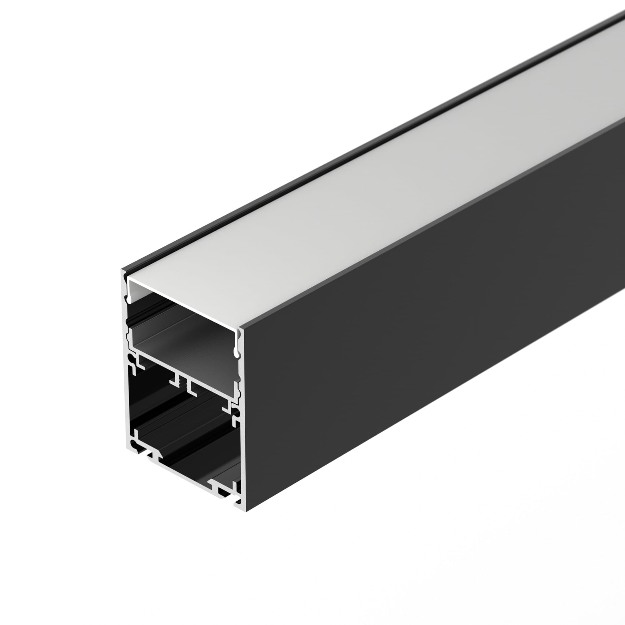 Профиль SL-LINE-4050-3L-2000 ANOD BLACK (Arlight, Алюминий) 044670 — фото 1