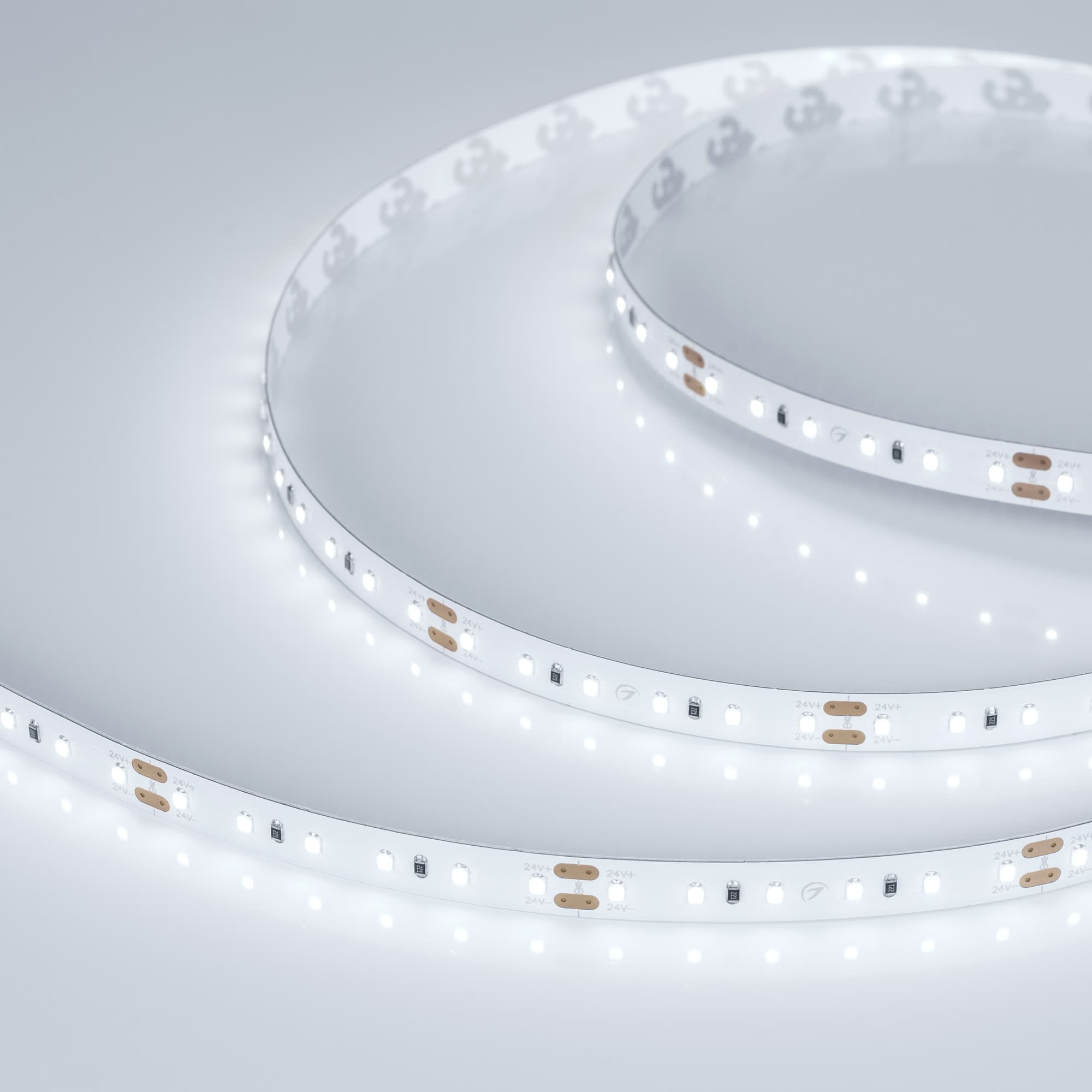 Светодиодная лента MICROLED-5000L 24V White6000 8mm (2216, 120 LED/m, LUX) (Arlight, 6.5 Вт/м, IP20) 024434 — фото 3