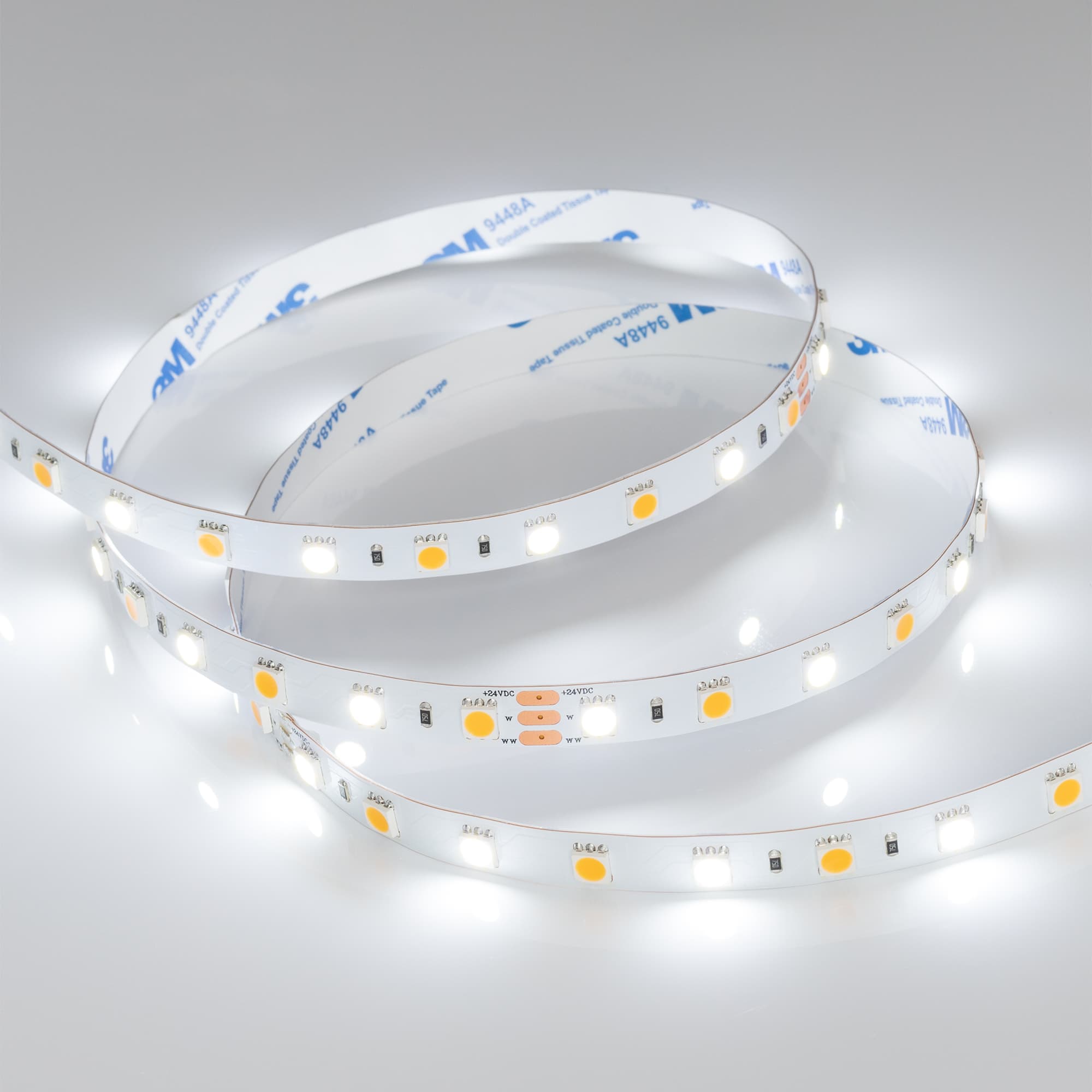 Светодиодная лента RT-B60-10mm 24V White-MIX (14.4 W/m, IP20, 5m) (Arlight, Изменяемая ЦТ) 025213(2) — фото 4