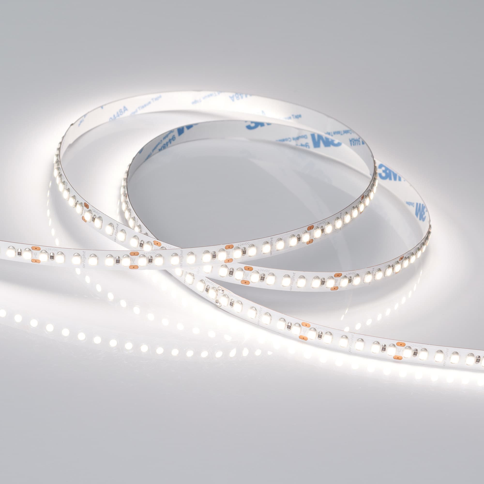 Светодиодная лента RT-A180-8mm 24V Day4000 (14.4 W/m, IP20, 3528, 5m) (Arlight, Открытый) 017418(2) — фото 2