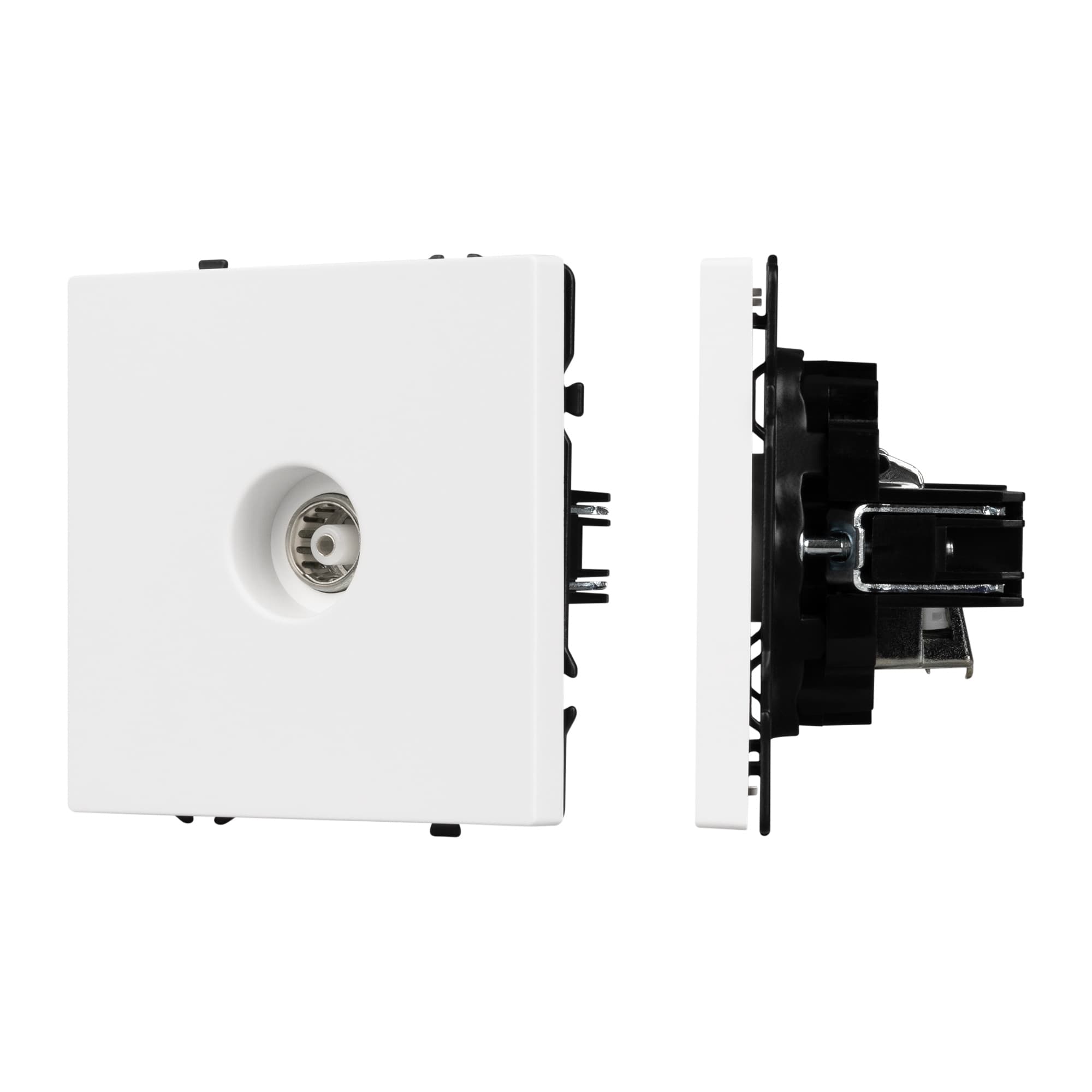 Механизм телевизионной розетки SCT-NOBE-MTV1-SFPL-WH (Arlight, Белый кварц) 054292