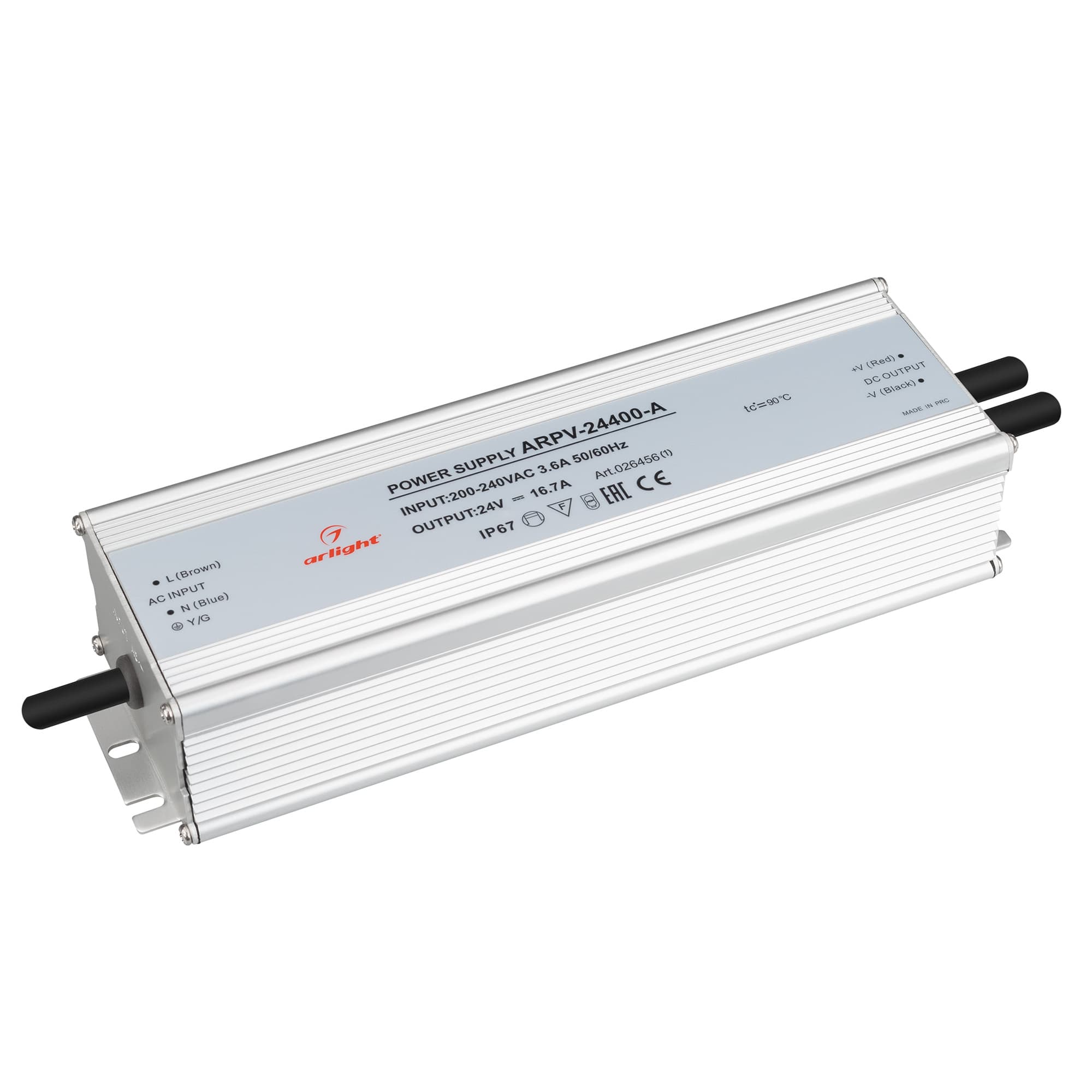 Блок питания ARPV-24400-A (24V, 16.7A, 400W) (Arlight, IP67 Металл, 3 года) 026456(1) — фото 1
