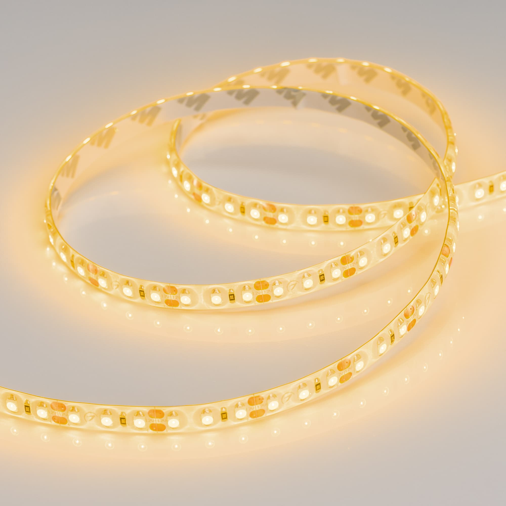 Светодиодная лента RTW 2-5000SE 12V Yellow 2x (3528, 600 LED, LUX) (Arlight, 9.6 Вт/м, IP65) 014883 — фото 2