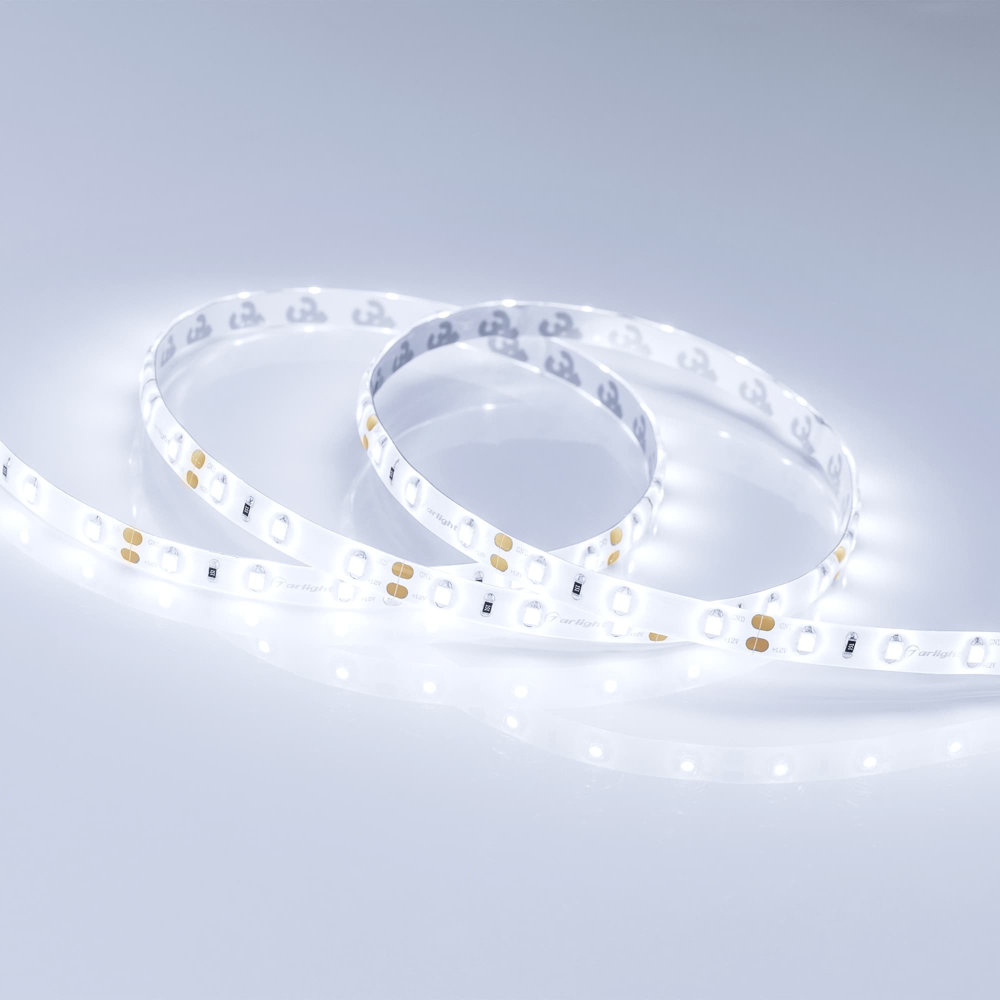 Светодиодная лента RTW 2-5000SE 12V Cool (3528, 300 LED, LUX) (Arlight, 4.8 Вт/м, IP65) 016836 — фото 2