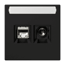 Smart TV розетка, Jung MMDLS4521SWM