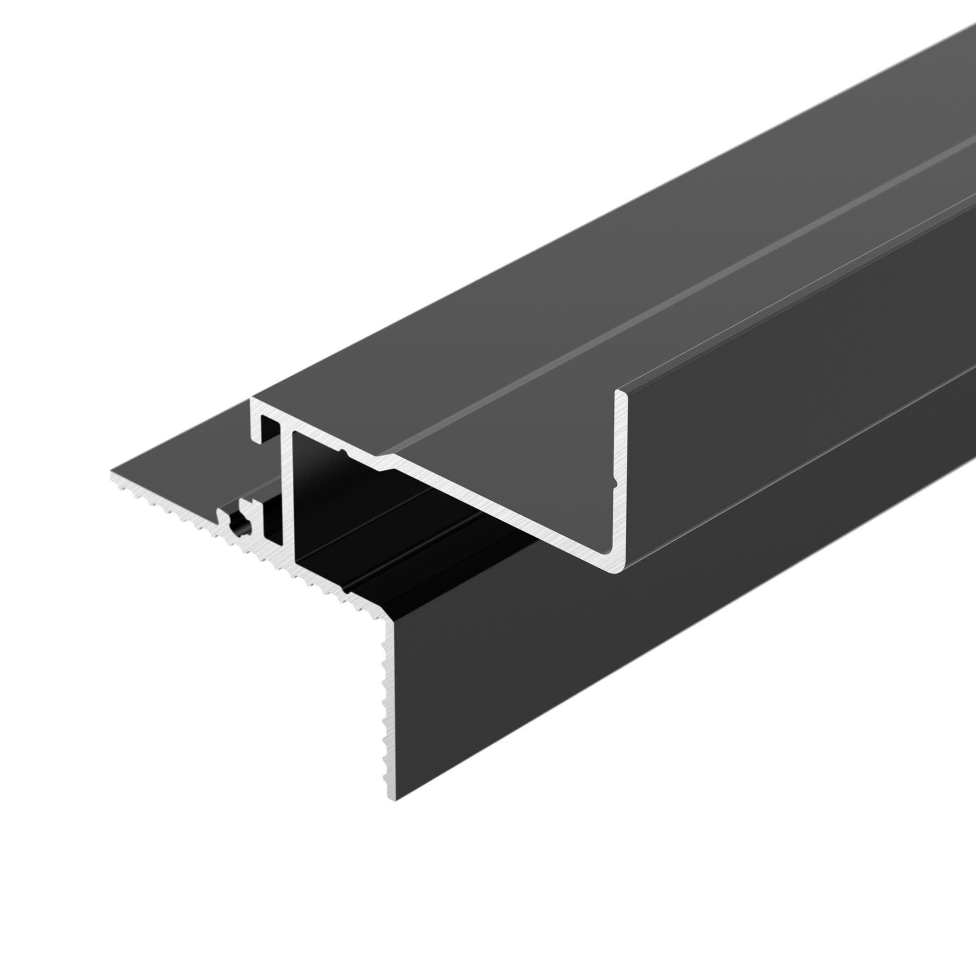 Профиль СEIL-S12-SHADOW-20-SIDE-3000 ANOD BLACK (Arlight, Алюминий) 052226 — фото 2