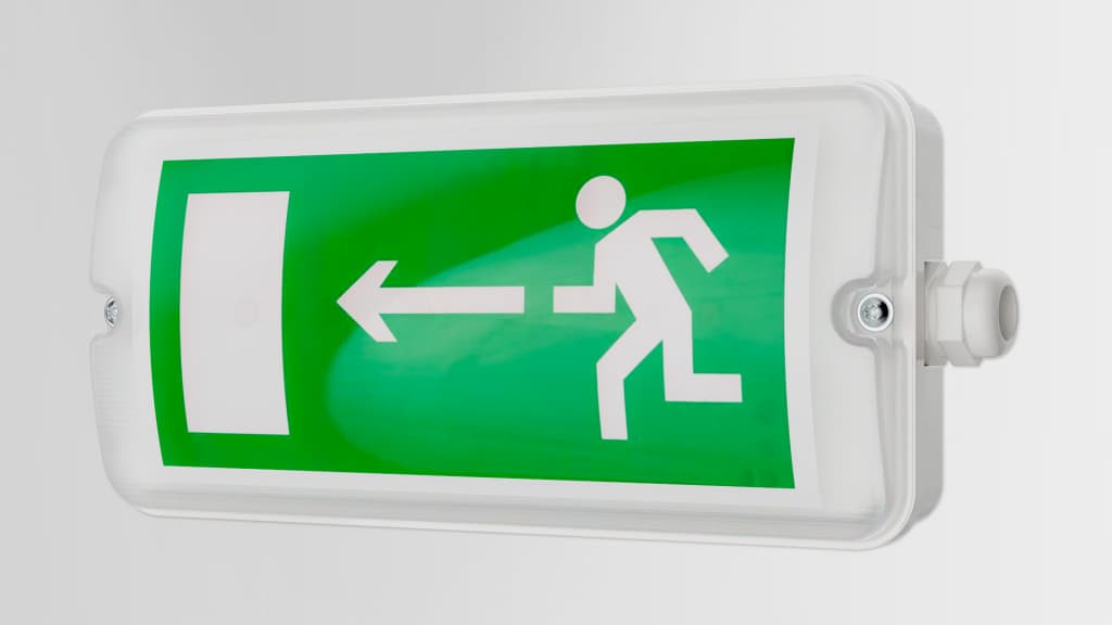 Эвакуационный антивандальный светодиодный светильник Pulse-9.A3 Exit-U FALDI — фото 16