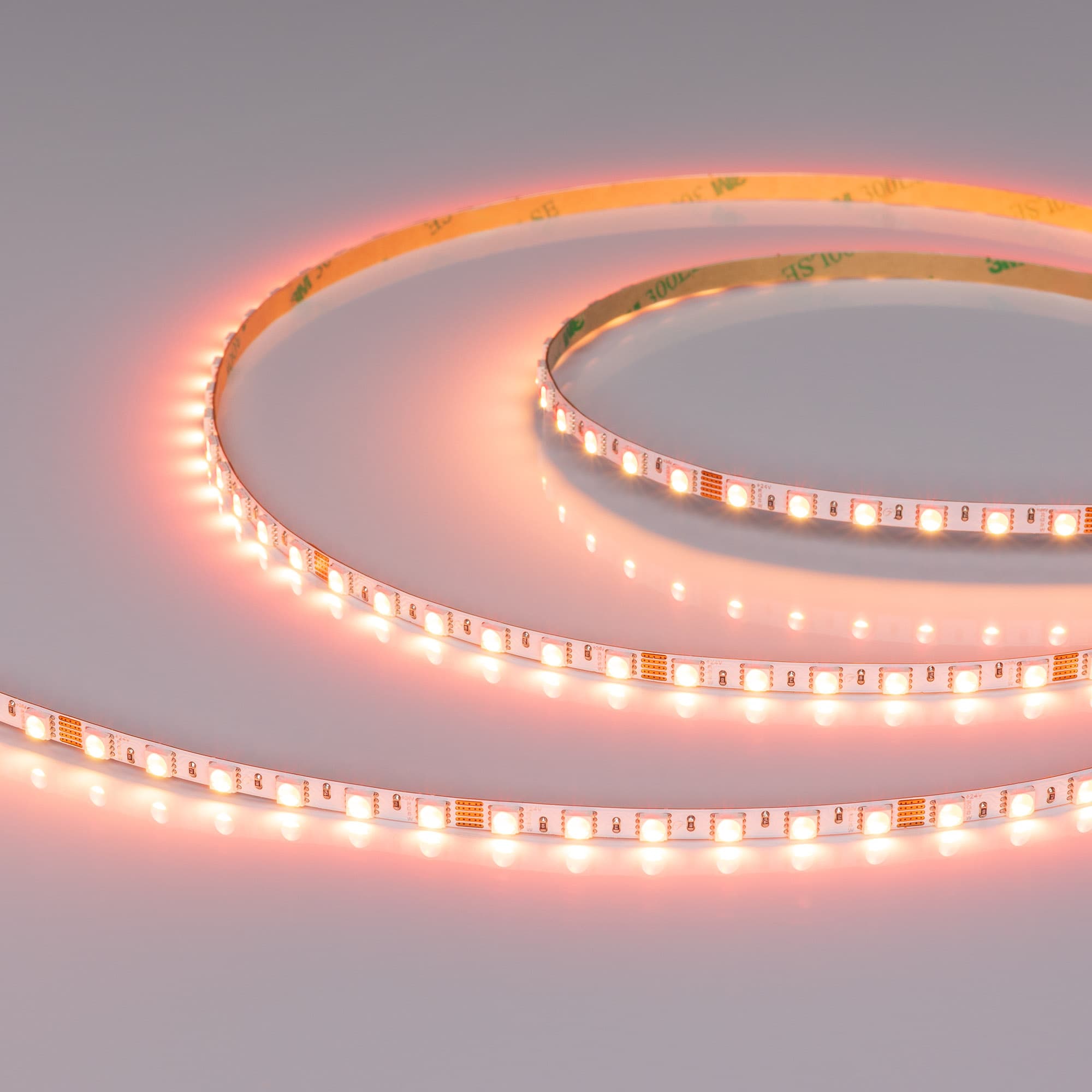 Светодиодная лента RT-H96-5mm 24V RGBW-Warm-4-in-1 (10 W/m, IP20, 5m) (Arlight, узкая) 058435 — фото 1