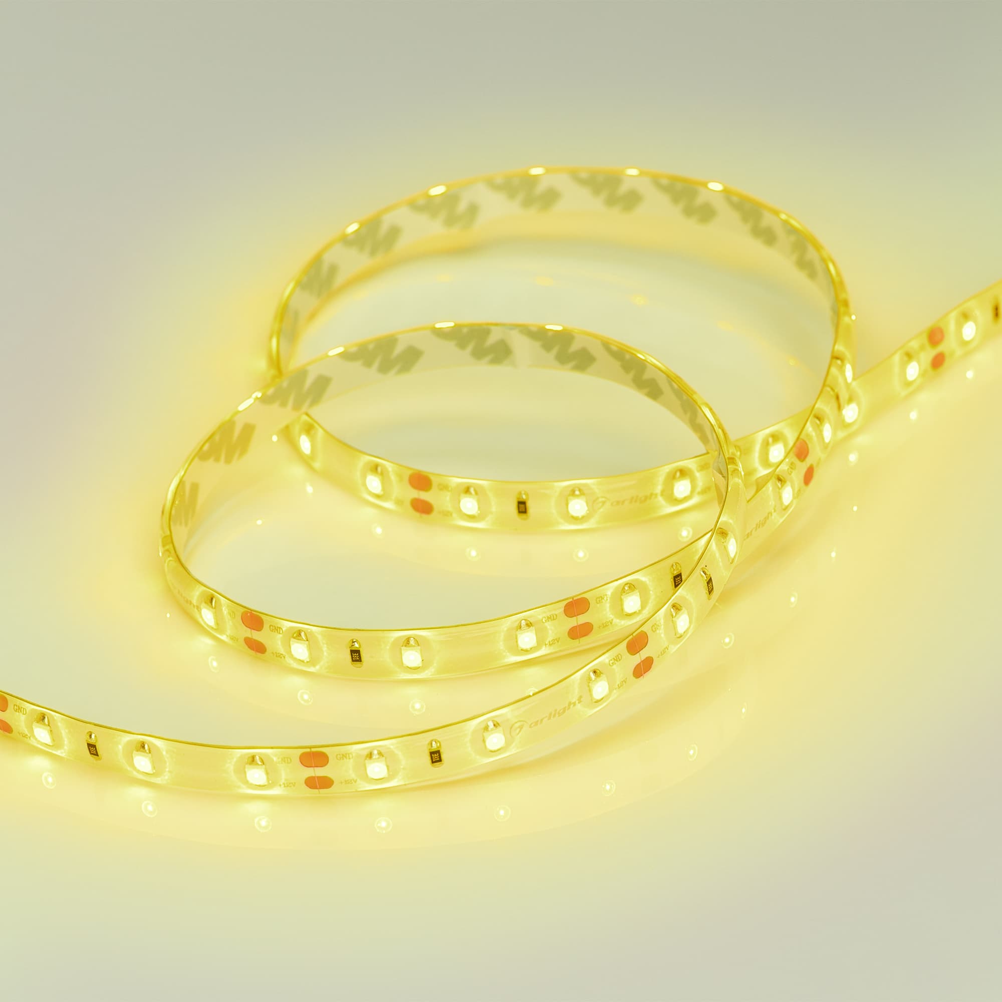 Светодиодная лента герметичная RTW-SE-A60-8mm 12V Yellow (4.8 W/m, IP65, 2835, 5m) (Arlight, -) 015731(2) — фото 3