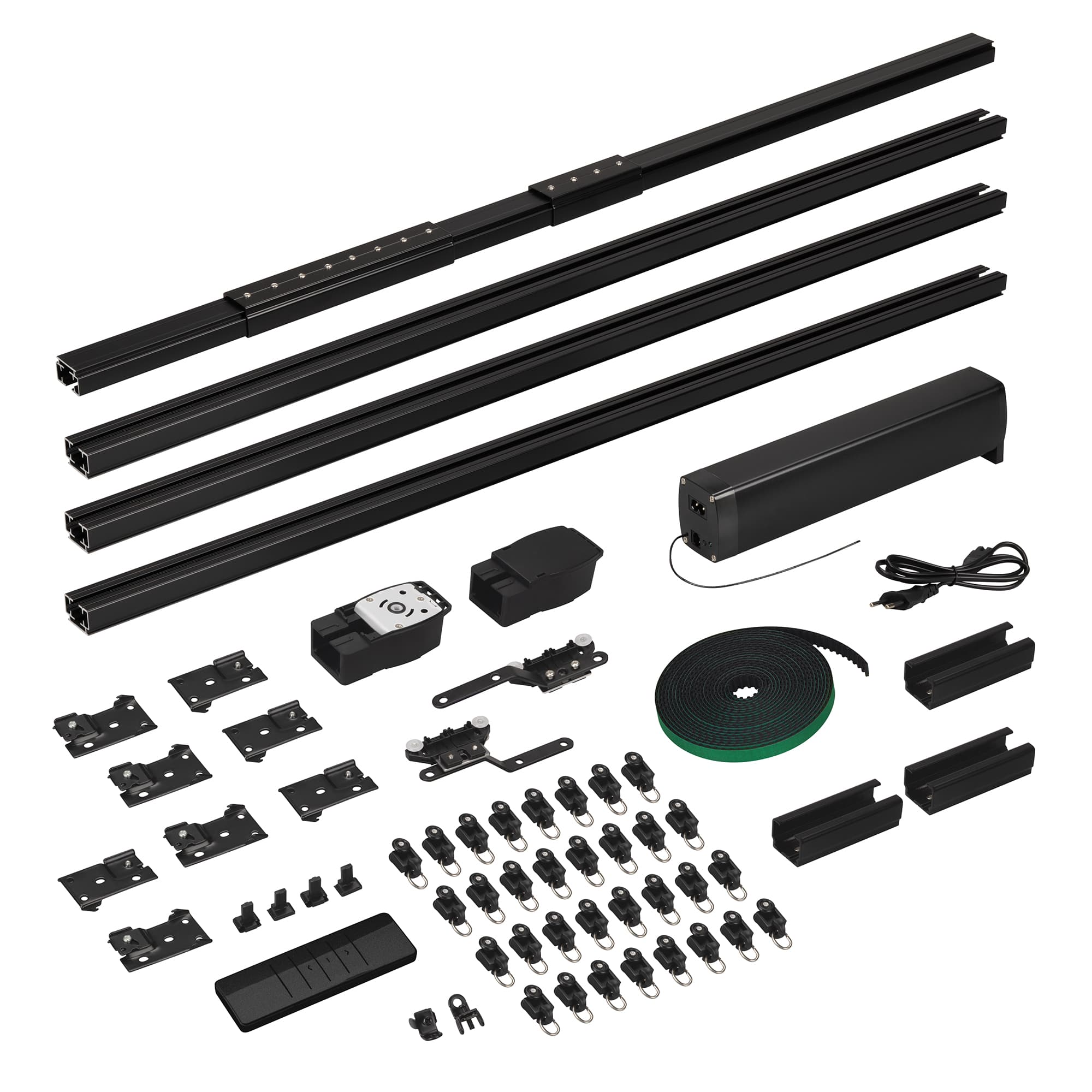 Карниз для штор с электроприводом CNK-M1-TY-RF-4M-BK (Arlight, IP20 Металл, 5 лет) 061463