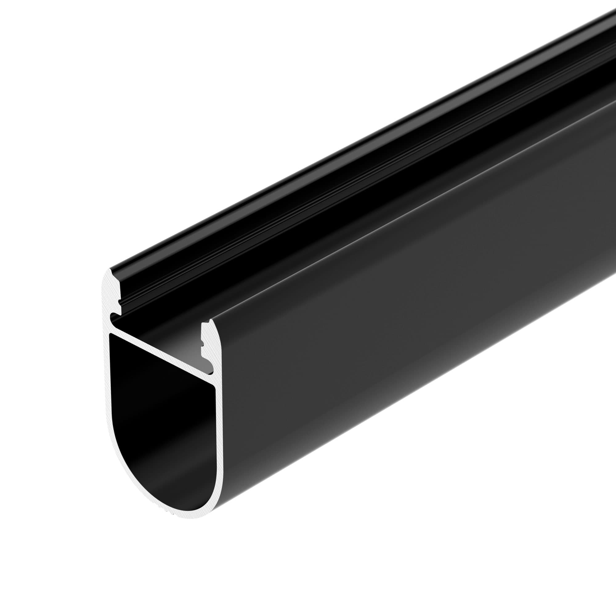 Профиль WARDROBE-1930-2000 ANOD BLACK (Arlight, Алюминий) 054943 — фото 2