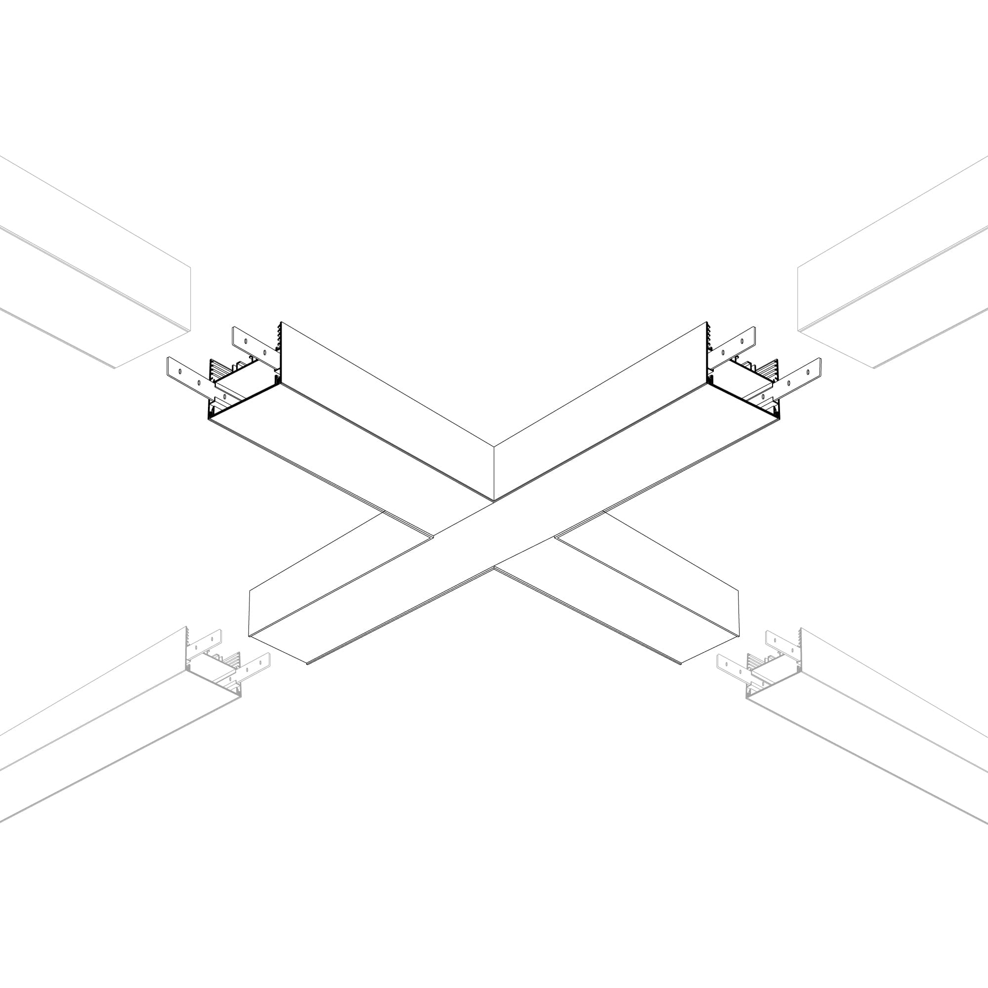 Крестовина SL-LINE-5035 (Arlight, Металл) 030118 — фото 4