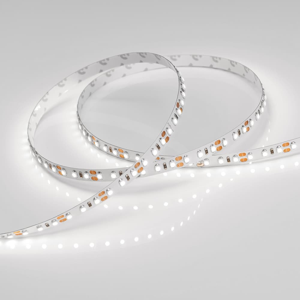 Светодиодная лента RT 2-5000 12V White5500 2x (3528, 600 LED, LUX) (Arlight, 9.6 Вт/м, IP20) 024115(B) — фото 2