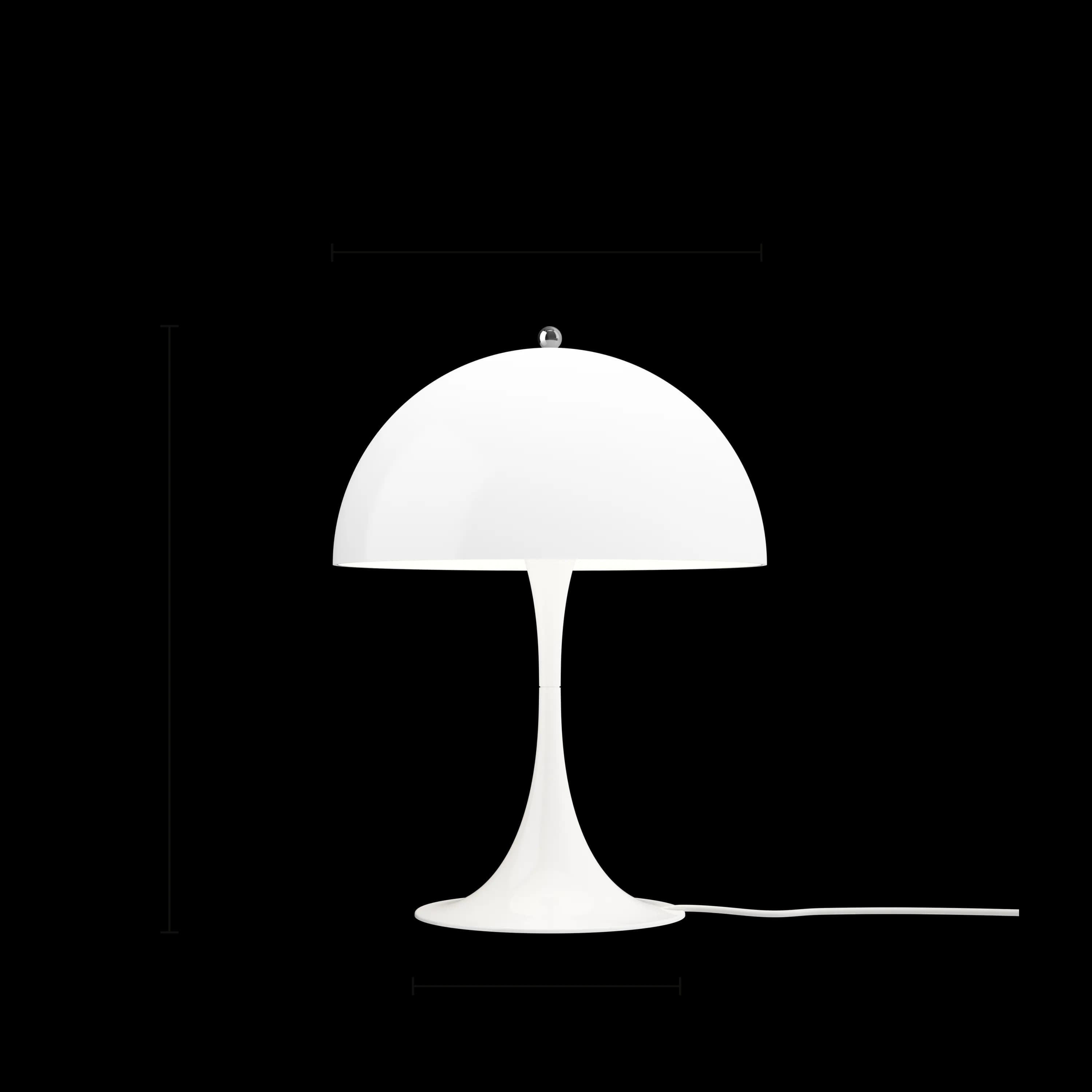 Louis Poulsen Panthella 320 Table Lamp Opal white — фото 7