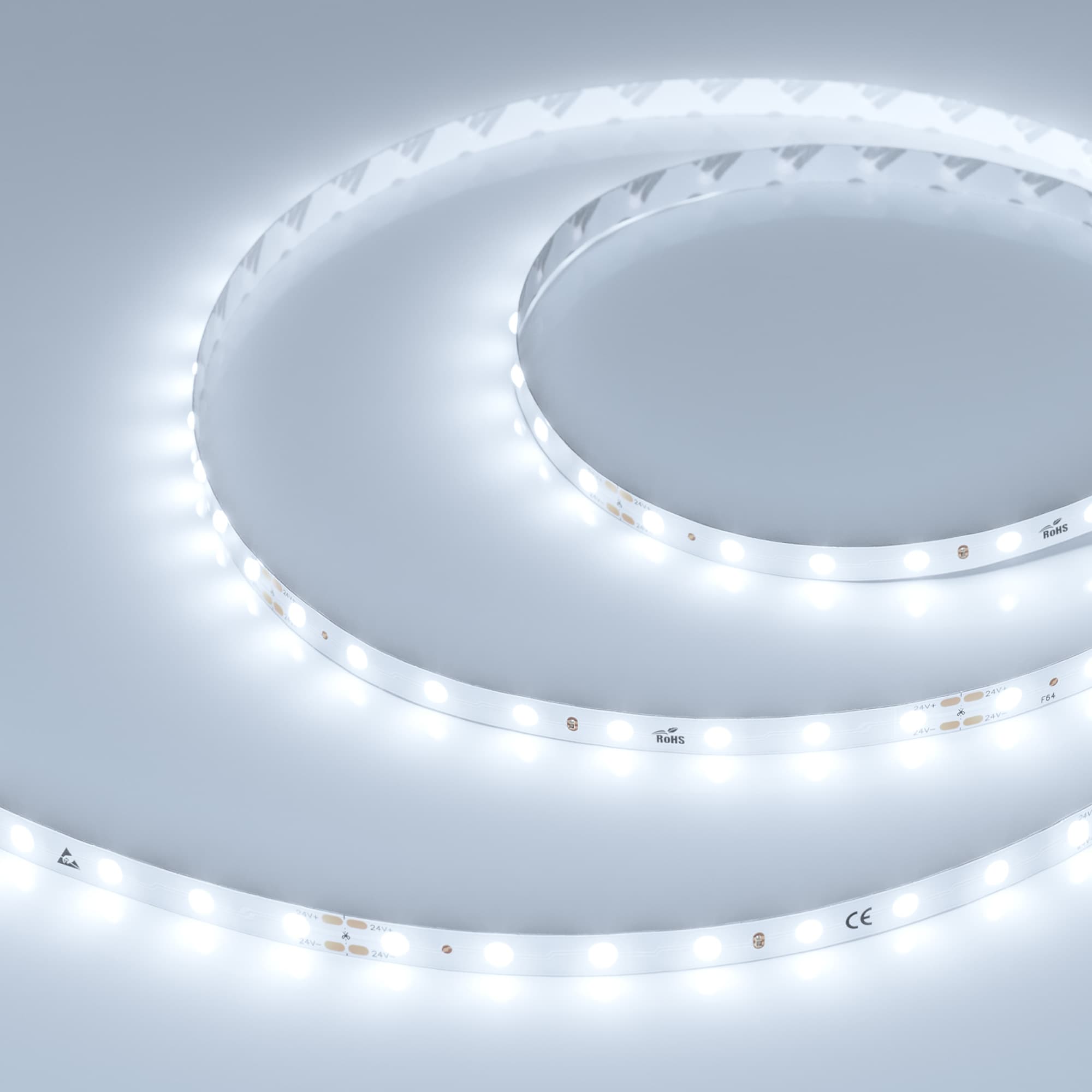Светодиодная лента DOT-X64-8mm 24V White6000 (5 W/m, IP20, 5m) (Arlight, Открытый) 040185 — фото 1