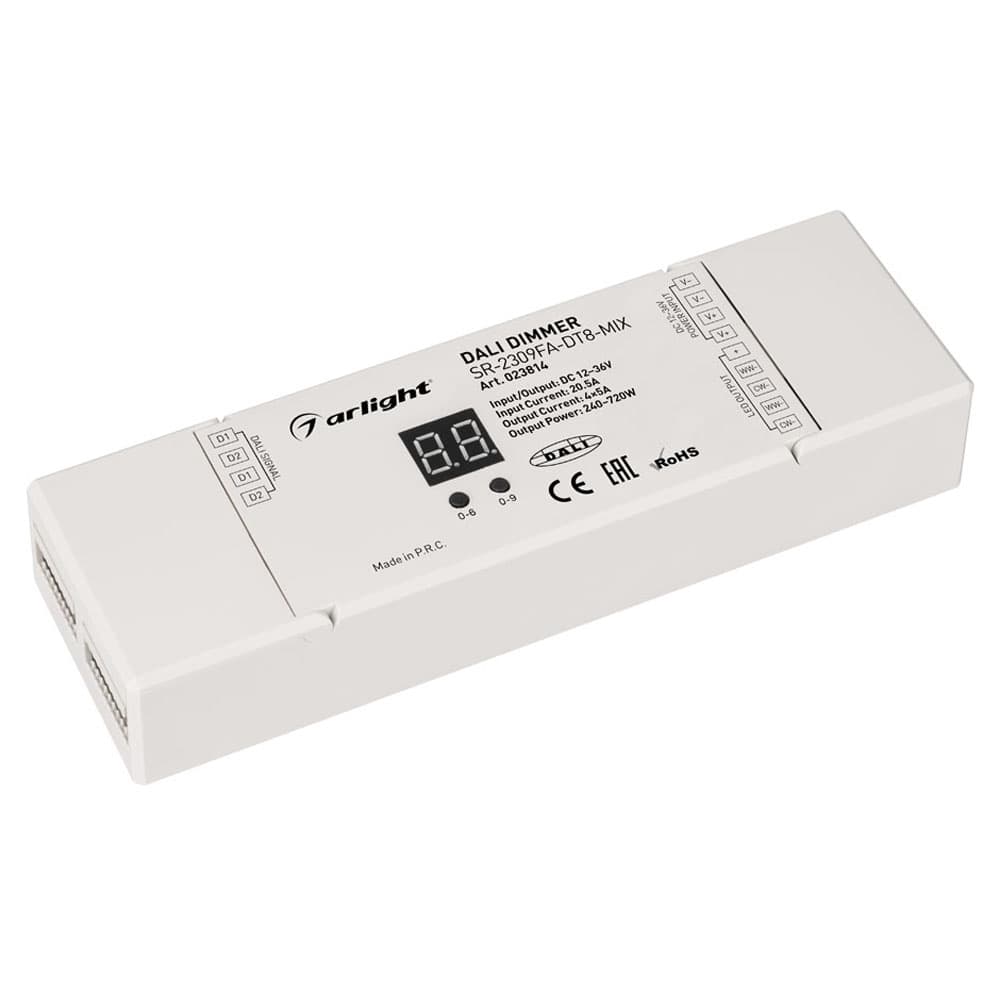 Диммер DALI SR-2309FA-DT8-MIX (12-36V, 4x5A) (Arlight, -) 023814 — фото 1