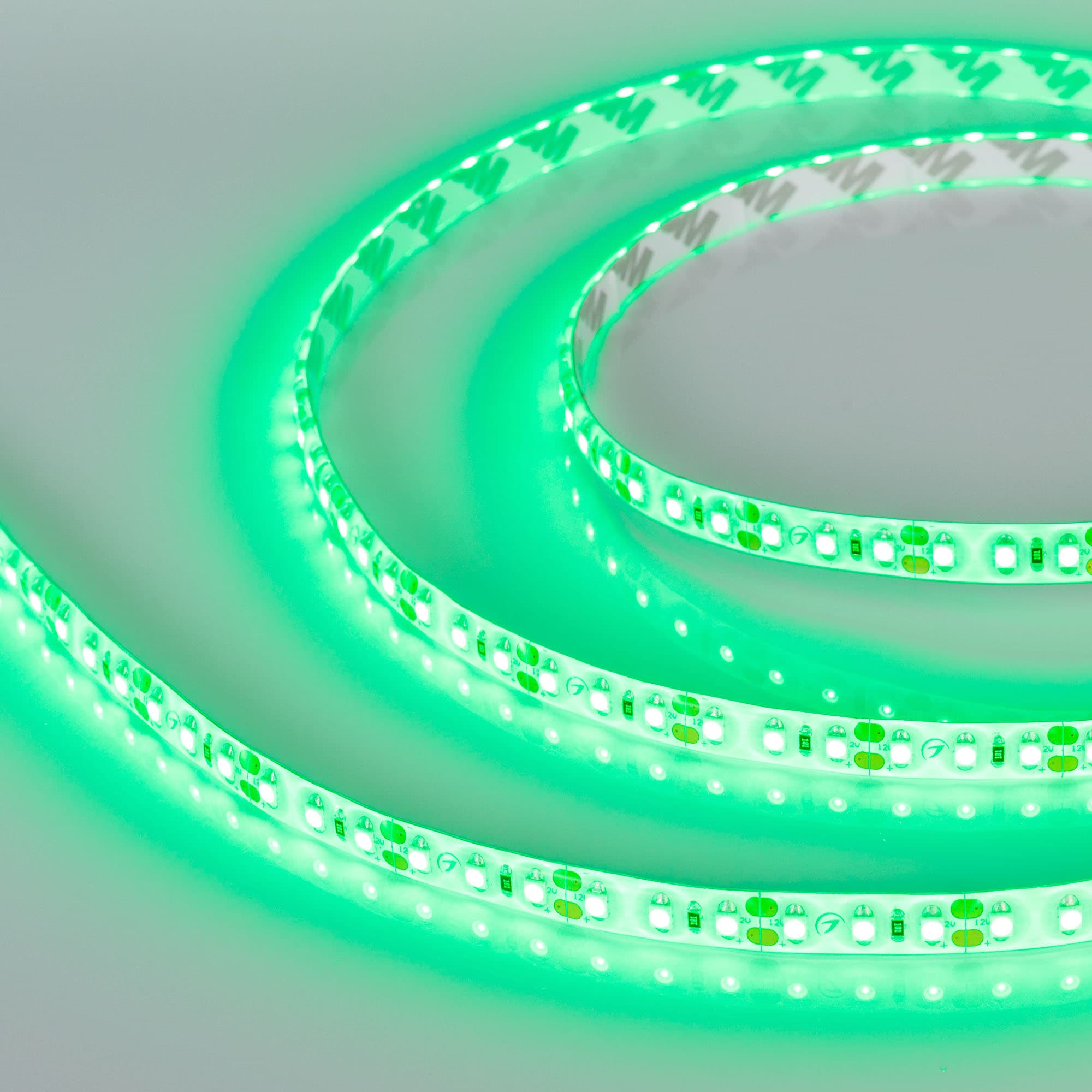 Светодиодная лента RTW 2-5000SE 12V Green 2x (3528, 600 LED, LUX) (Arlight, 9.6 Вт/м, IP65) 014792(1) — фото 3