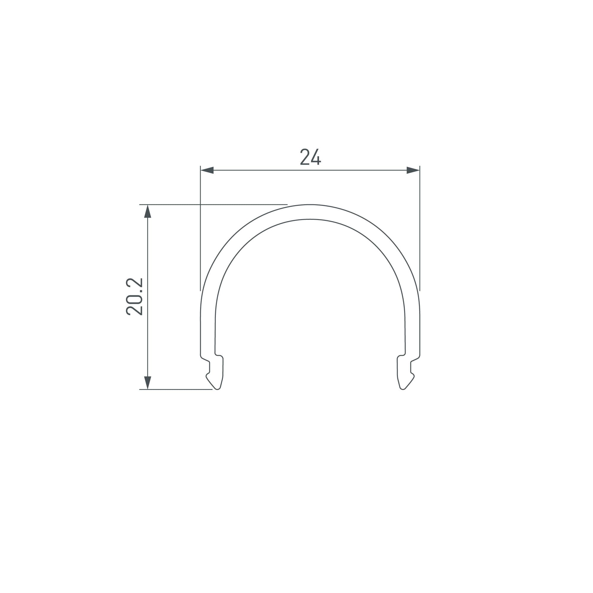 Экран G-L прозрачный для PLS-GIP (Arlight, Пластик) 015951 Arlight — фото 2