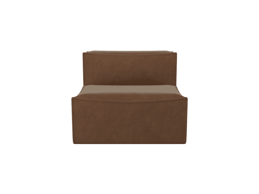Ferm Living Catena Sofa Center S100 - Rich Velvet - Soft Brown ferm LIVING — фото 2