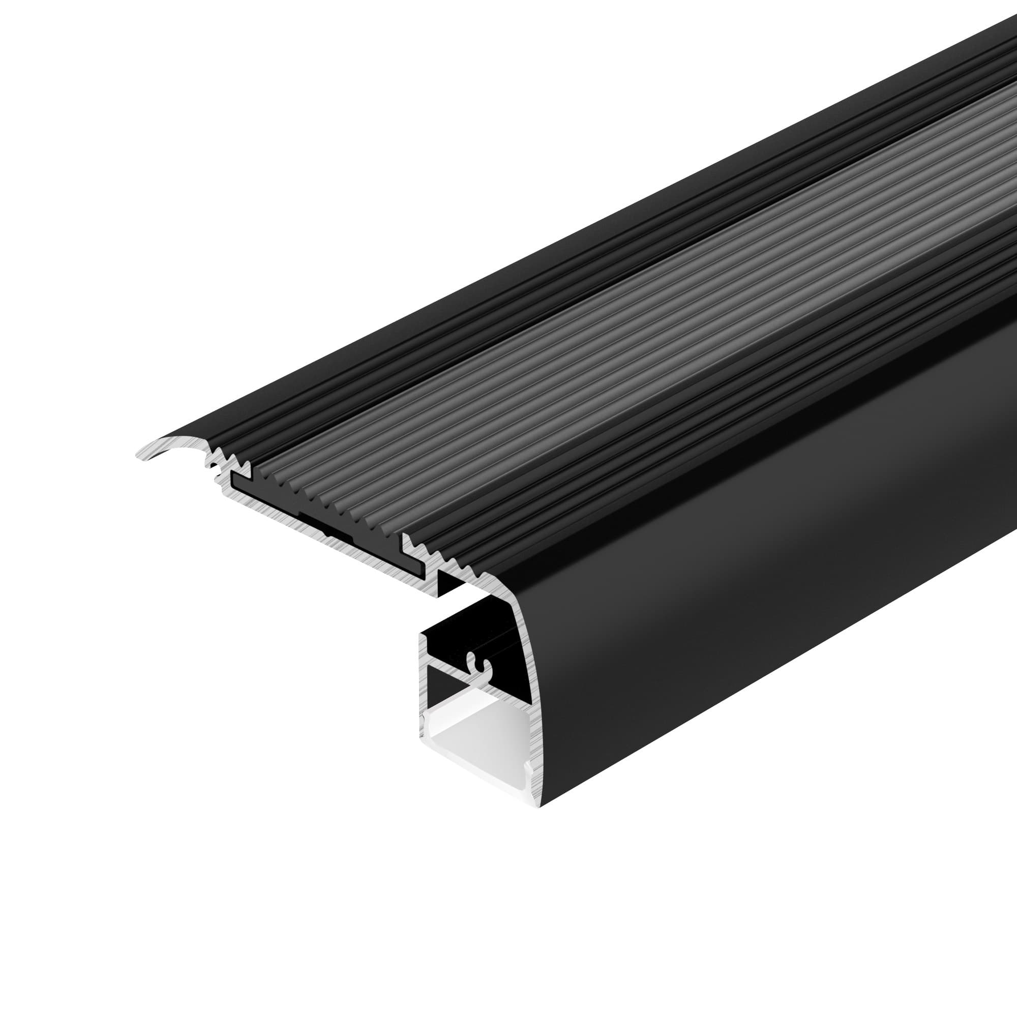 Профиль STAIR-W65-2000 ANOD BLACK (Arlight, Алюминий) 045663 — фото 1