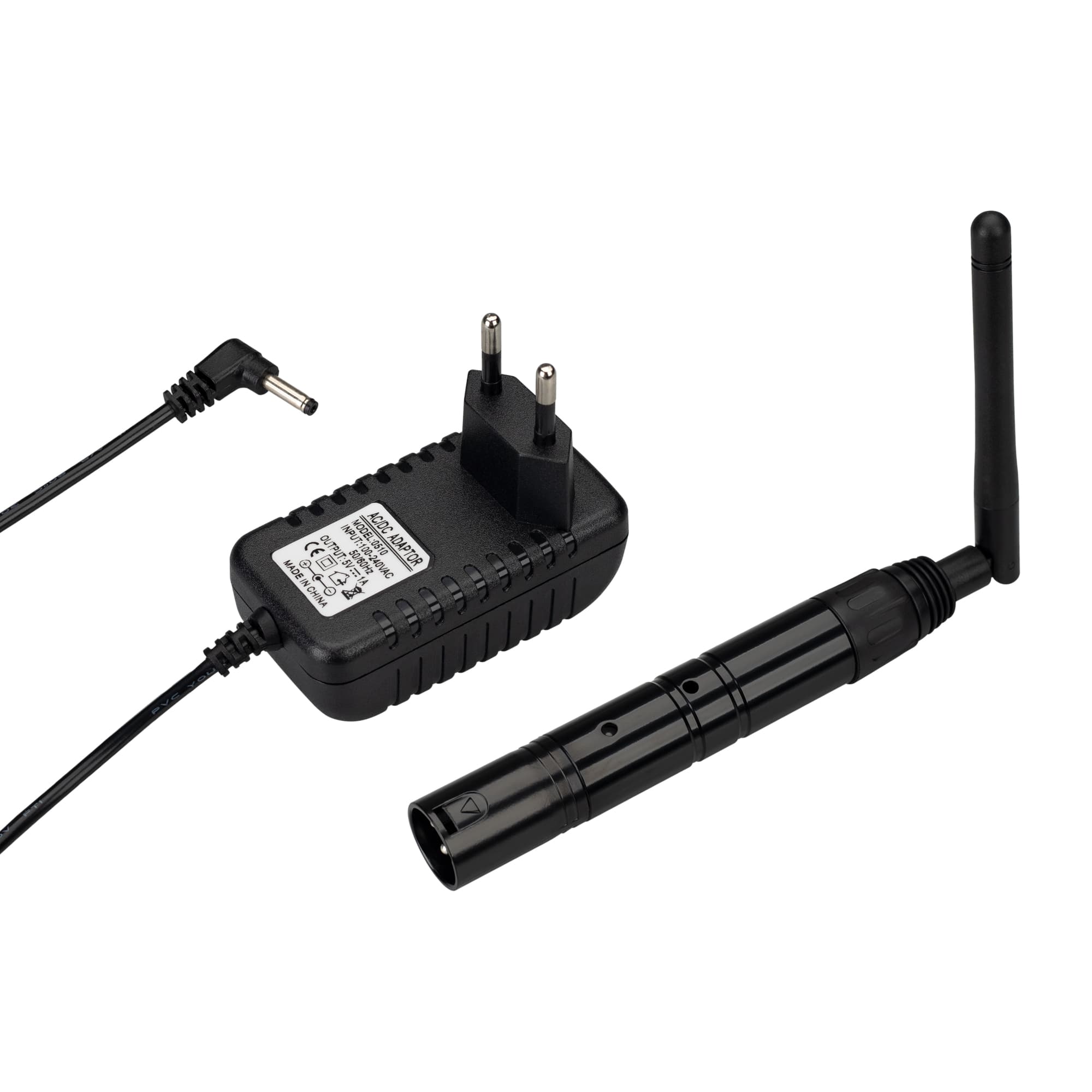 Усилитель SMART-DMX-Transmitter Black (5V, XLR3 Female, 2.4G) (Arlight, IP20 Металл, 5 лет) 028416 Arlight — фото 1