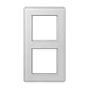 A VIVA Рамка 2-ная, стекло белый, Jung AV582GLMWW