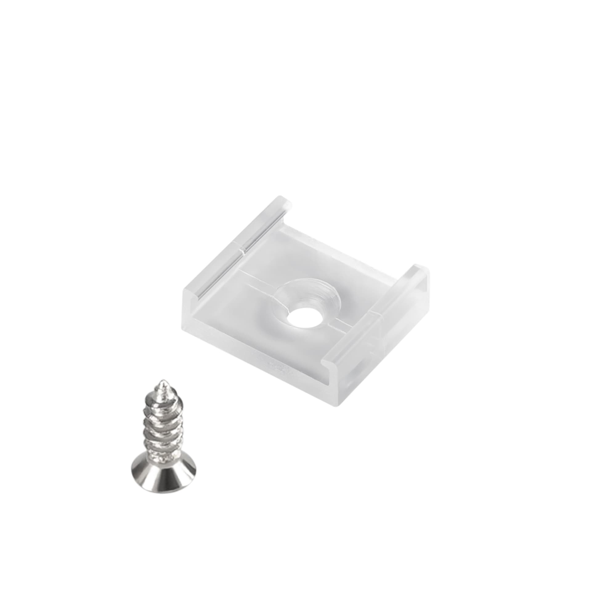 Держатель ARL-WAVE-16x15mm-CLIP-P CLEAR (Arlight, Пластик) 059748