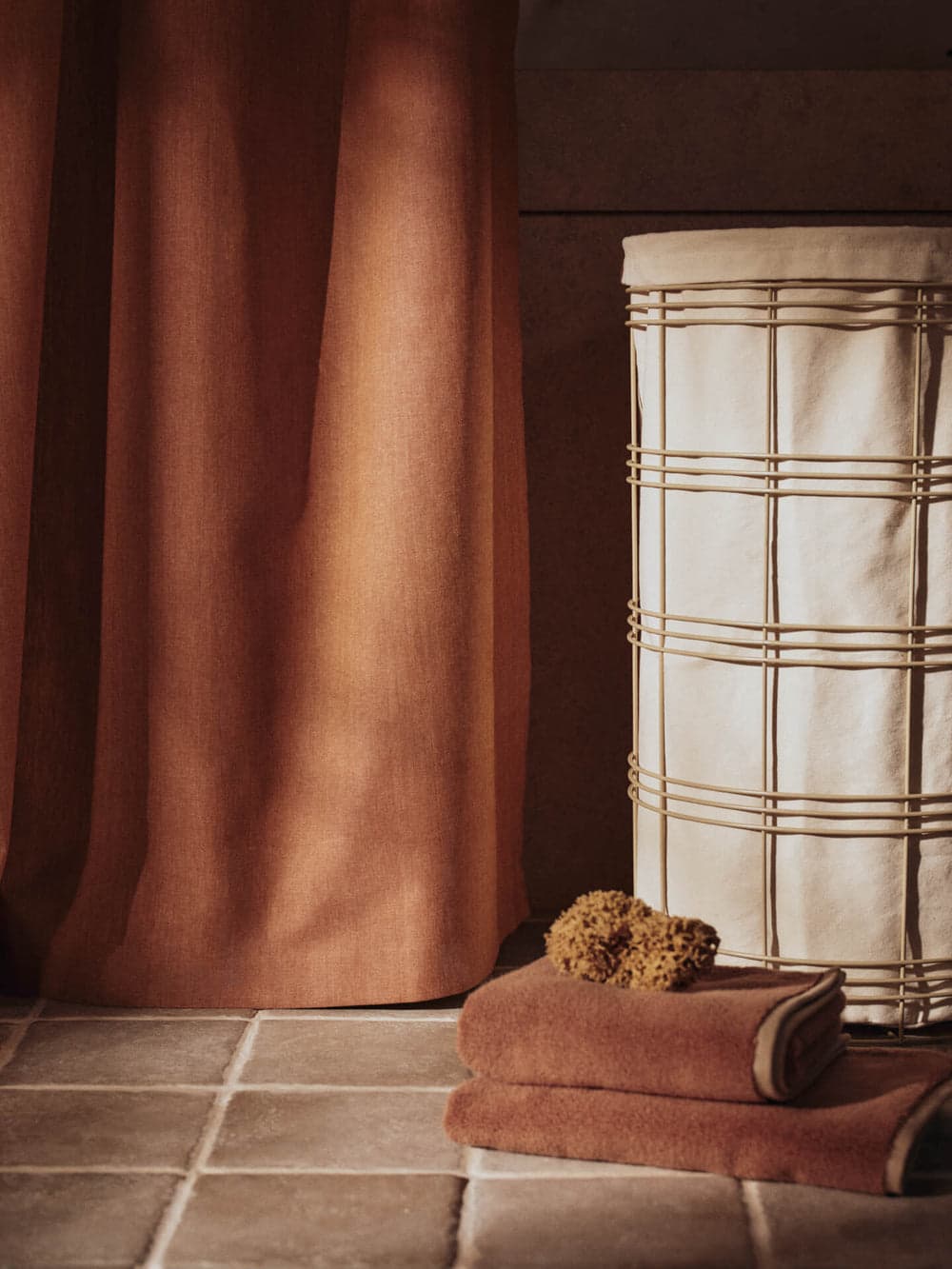 Ferm Living Fio Laundry Basket - Cashmere/Natural ferm LIVING — фото 3