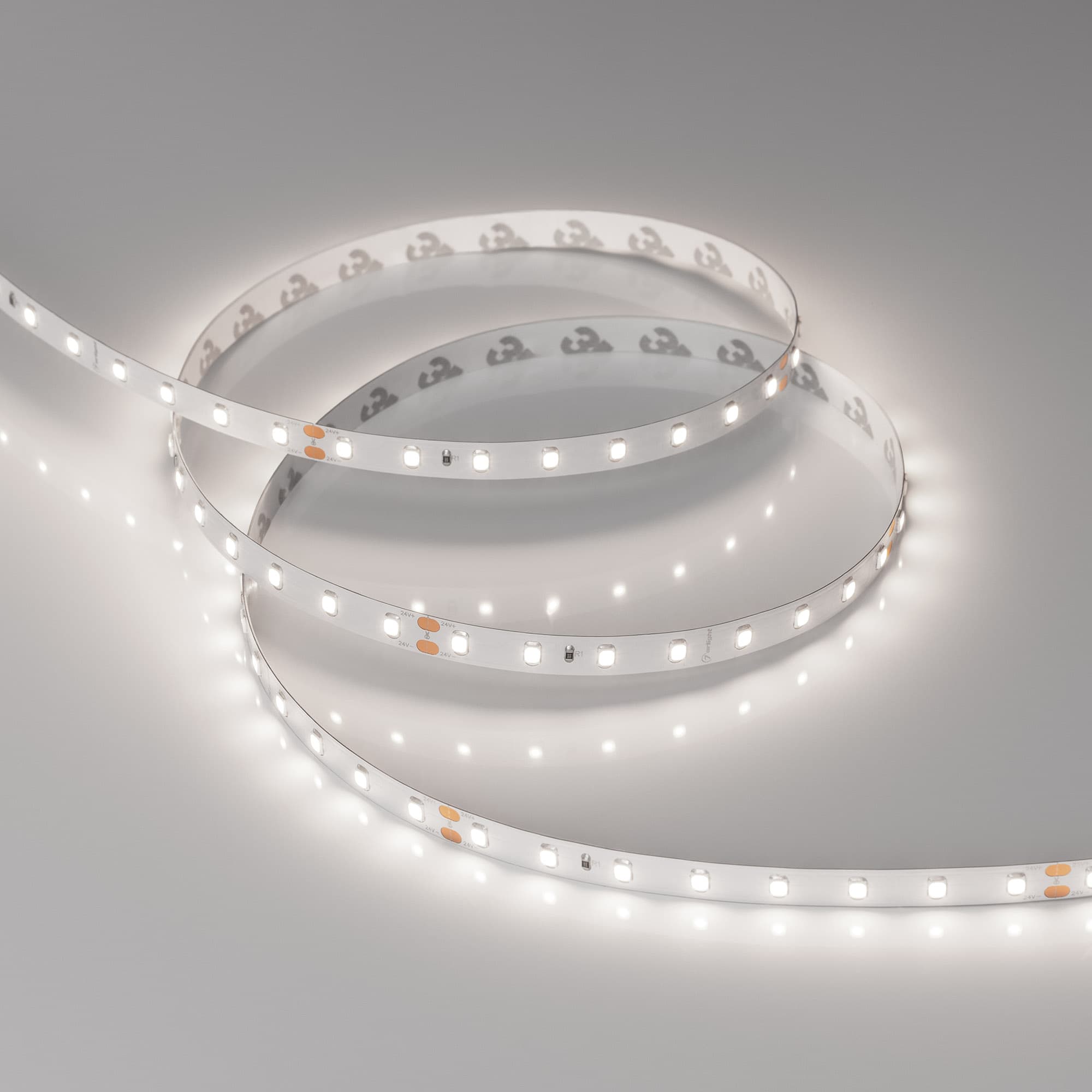 Светодиодная лента RT-A80-8mm 24V Day5000 (6 W/m, IP20, 2835, 5m) (Arlight, высок.эфф.150 лм/Вт) 024511(2) — фото 2