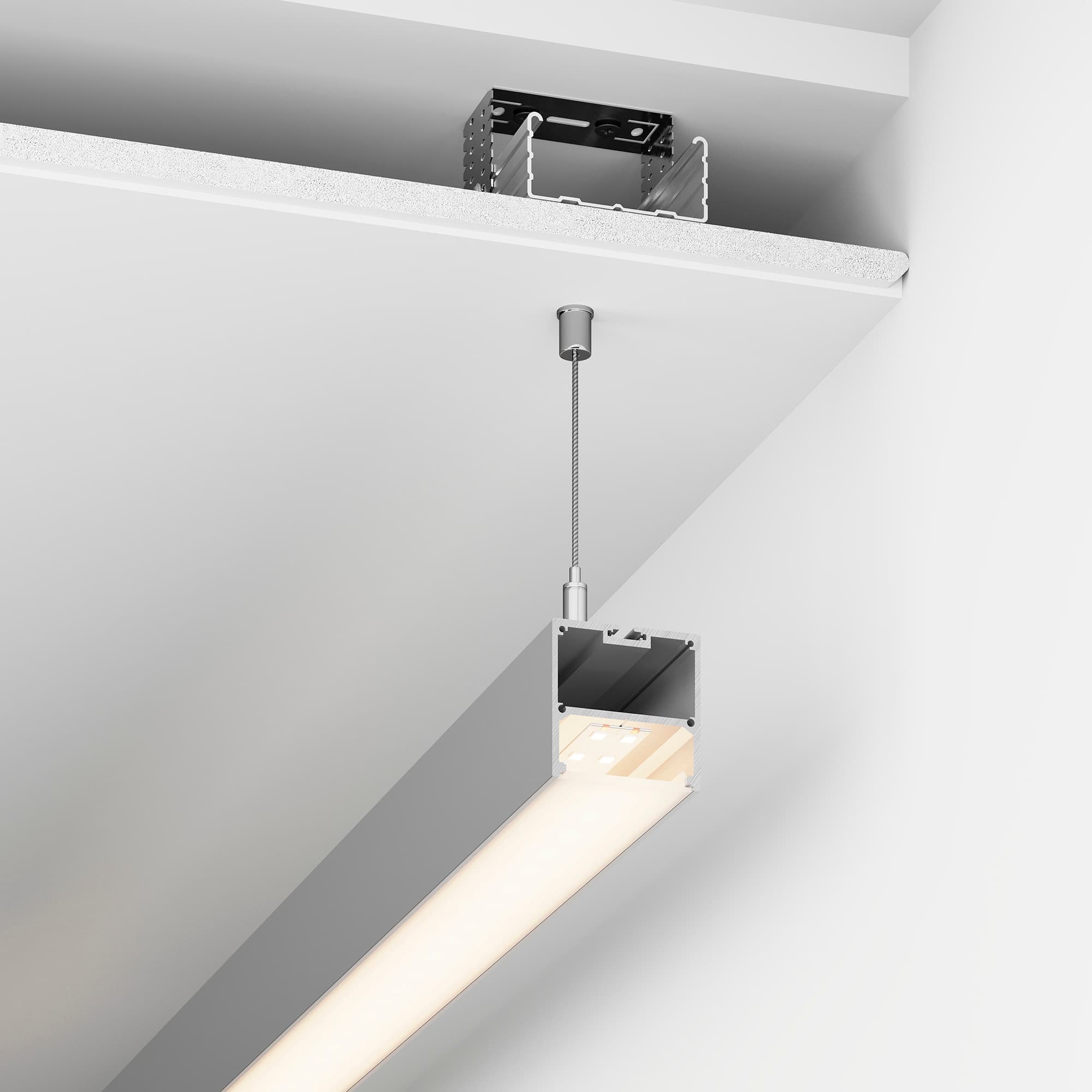 Профиль с экраном SL-LINE-5050-2500 WHITE+OPAL (Arlight, Алюминий) 021467 Arlight — фото 8