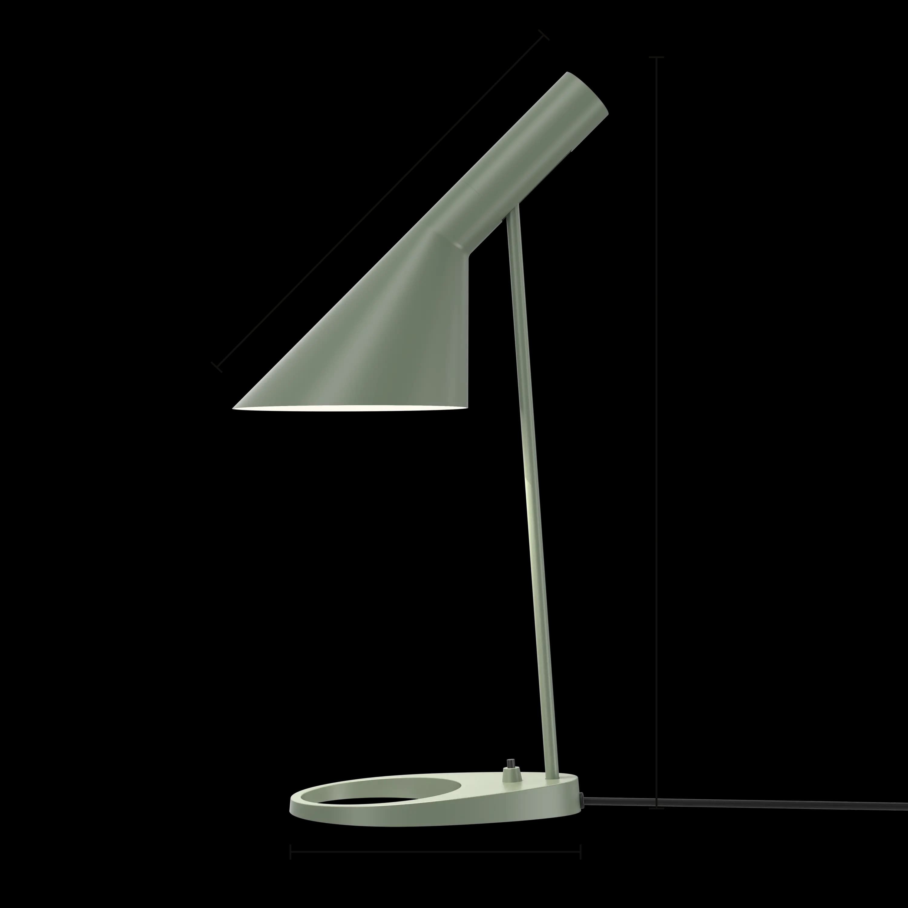 Louis Poulsen AJ Table Lamp Pale petroleum — фото 3