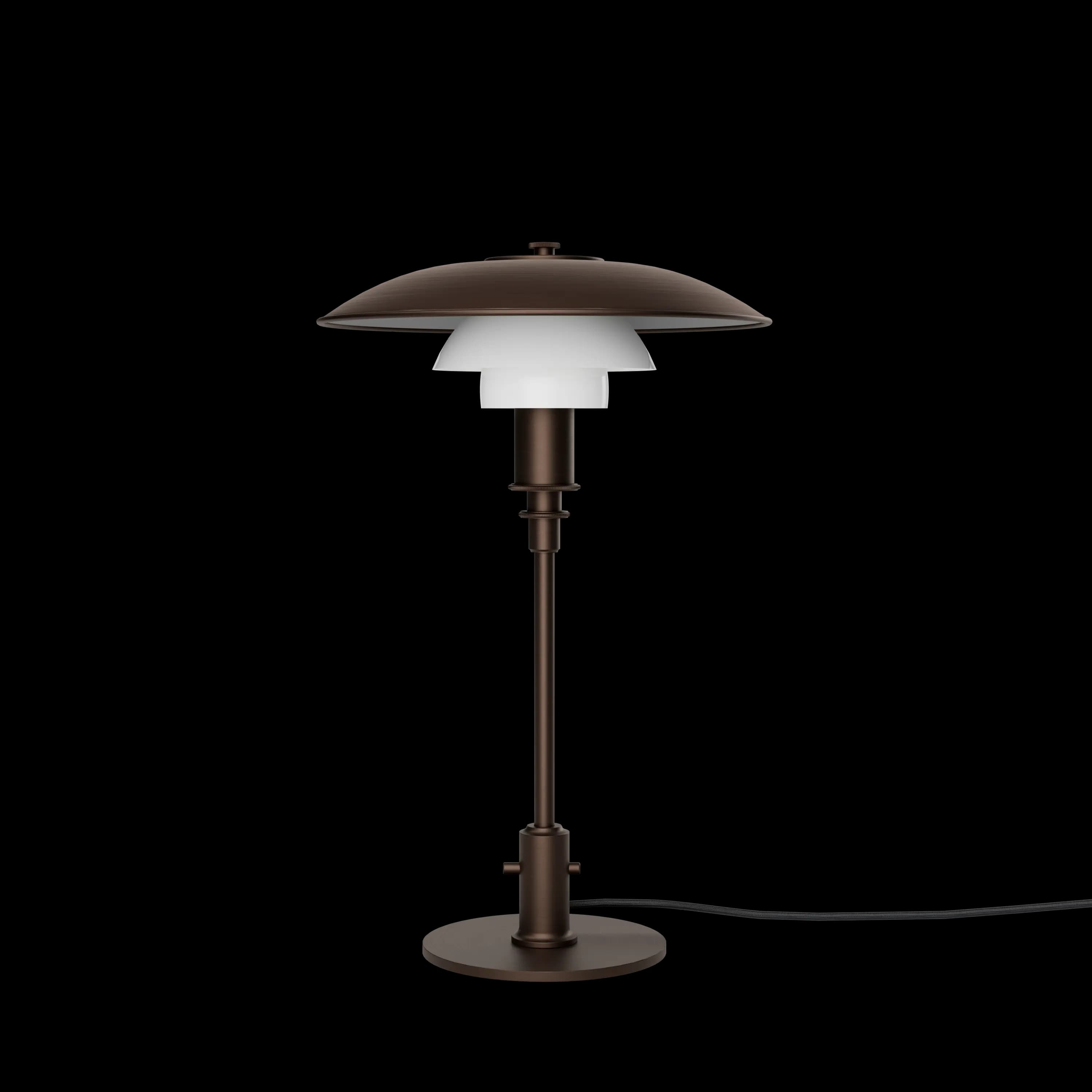 Louis Poulsen PH 3/2 Aged Brass Opal Table Lamp Aged brass/opal glass — фото 2