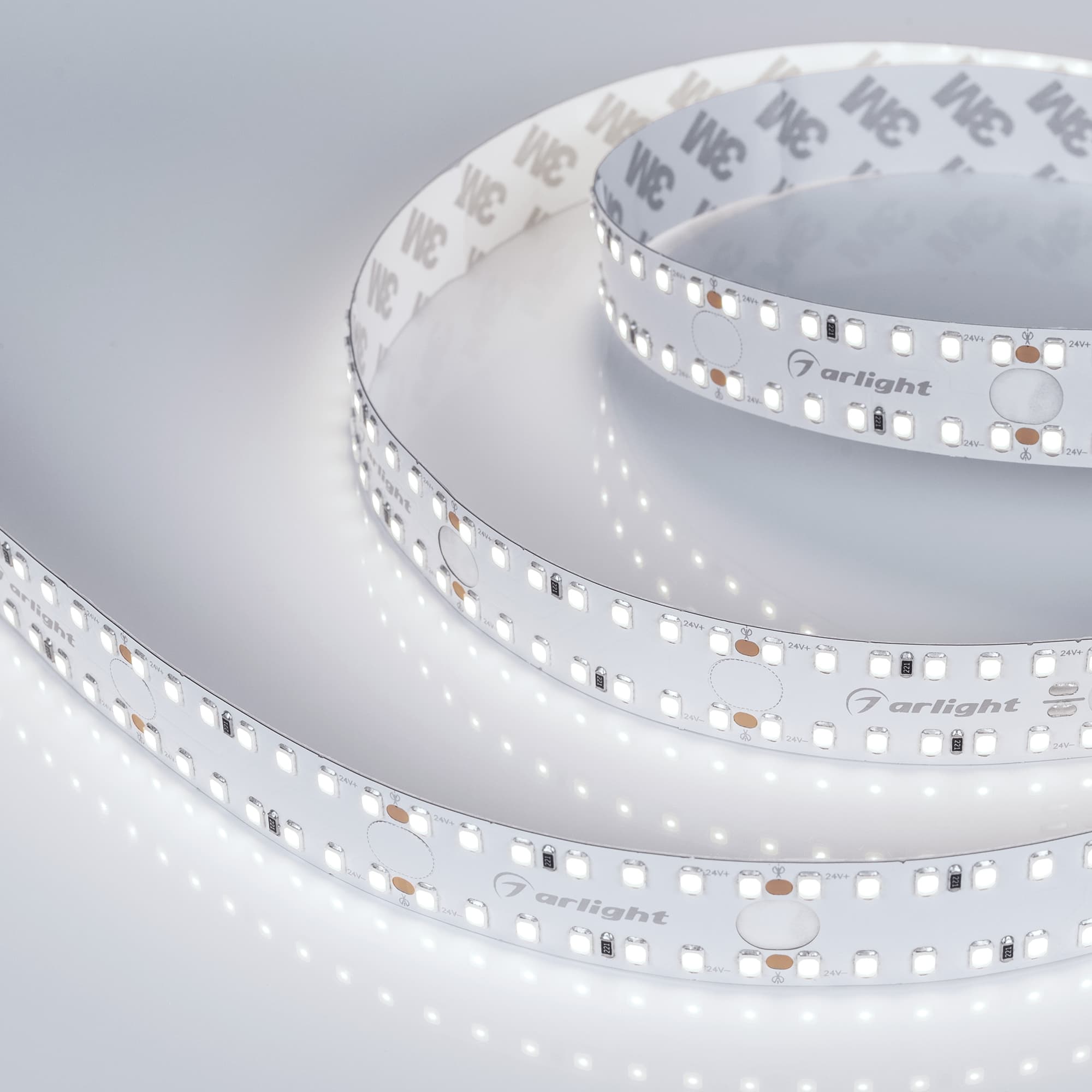 Светодиодная лента S2-A280-20mm 24V White6000 (20 W/m, IP20, 2835, 2.5m) (Arlight, Открытый) 023400(2) — фото 1