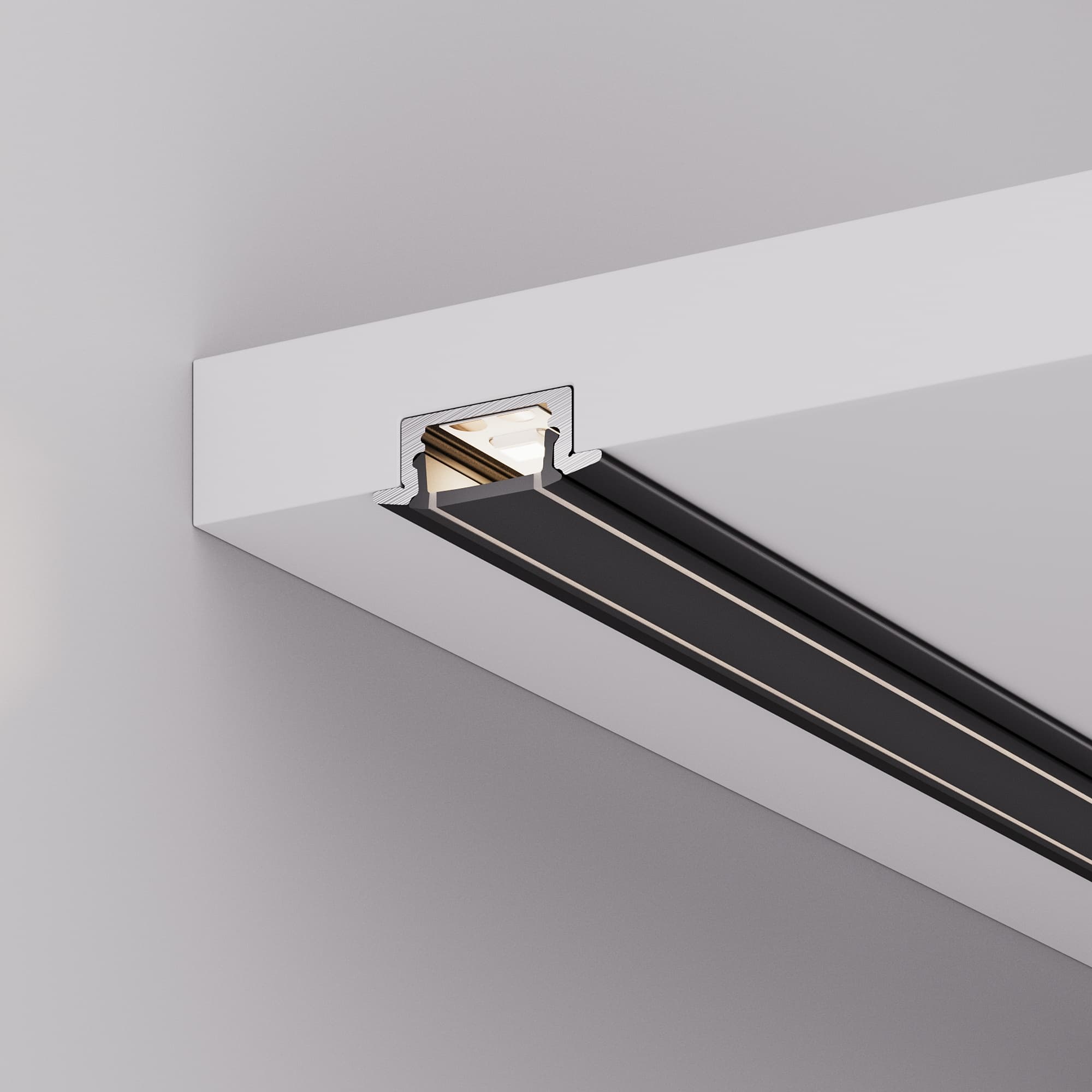 Экран LINE-2000 NARROW BLACK (Arlight, Пластик) 058285 — фото 3