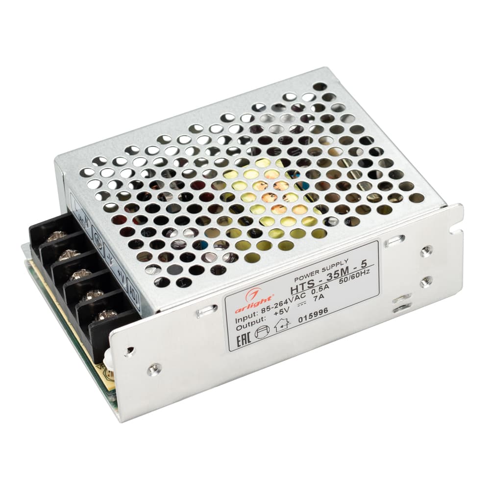 Блок питания HTS-35M-5 (5V, 7A, 35W) (Arlight, IP20 Сетка, 3 года) 015996 Arlight