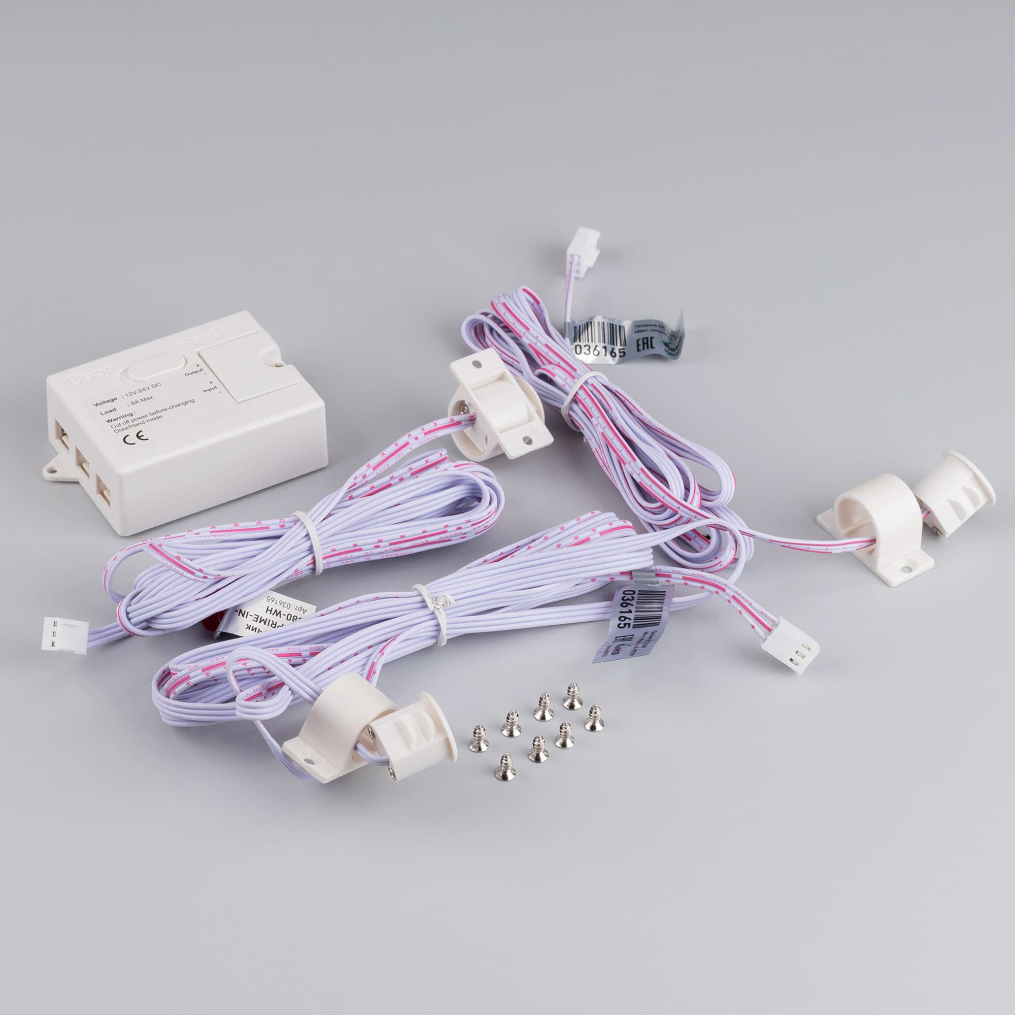 ИК-датчик SR-PRIME-IN-S80-WH (12-24V, 96-192W, DOOR/HAND) (Arlight, IP20 Пластик, 2 года) 036165 — фото 2