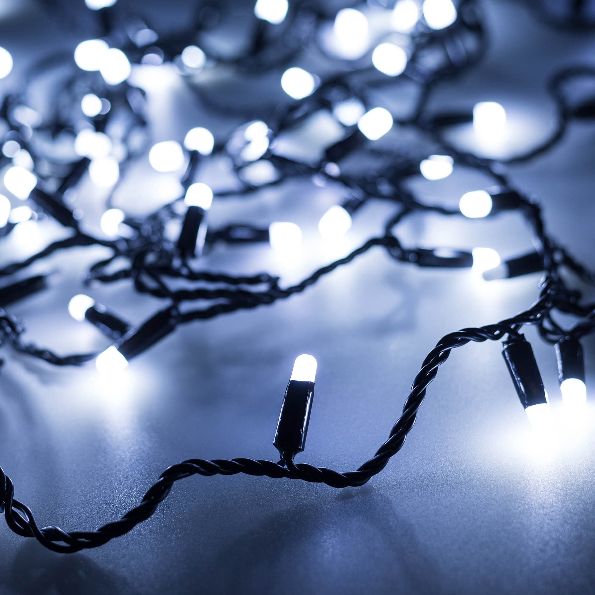 Arlight Светодиодная гирлянда ARD-STRING-CLASSIC-10000-BLACK-100LED-MILK-FLASH White (230V, 7W) (Ardecoled, IP65) 031207