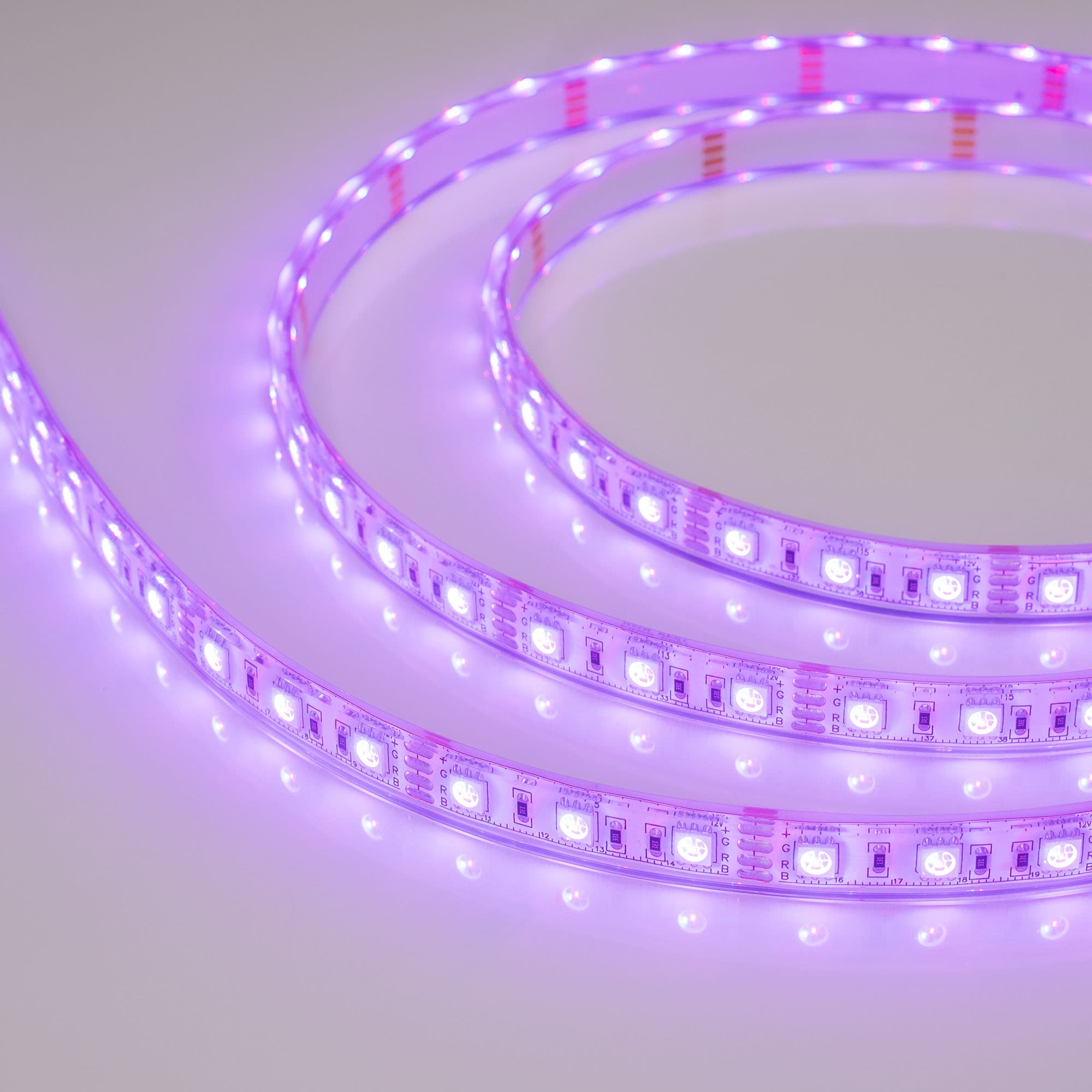 Светодиодная лента герметичная RTW-PU-B60-12.5mm 12V RGB (14.4 W/m, IP68, 5060, 5m) (Arlight, -) 029599(2) Arlight — фото 5