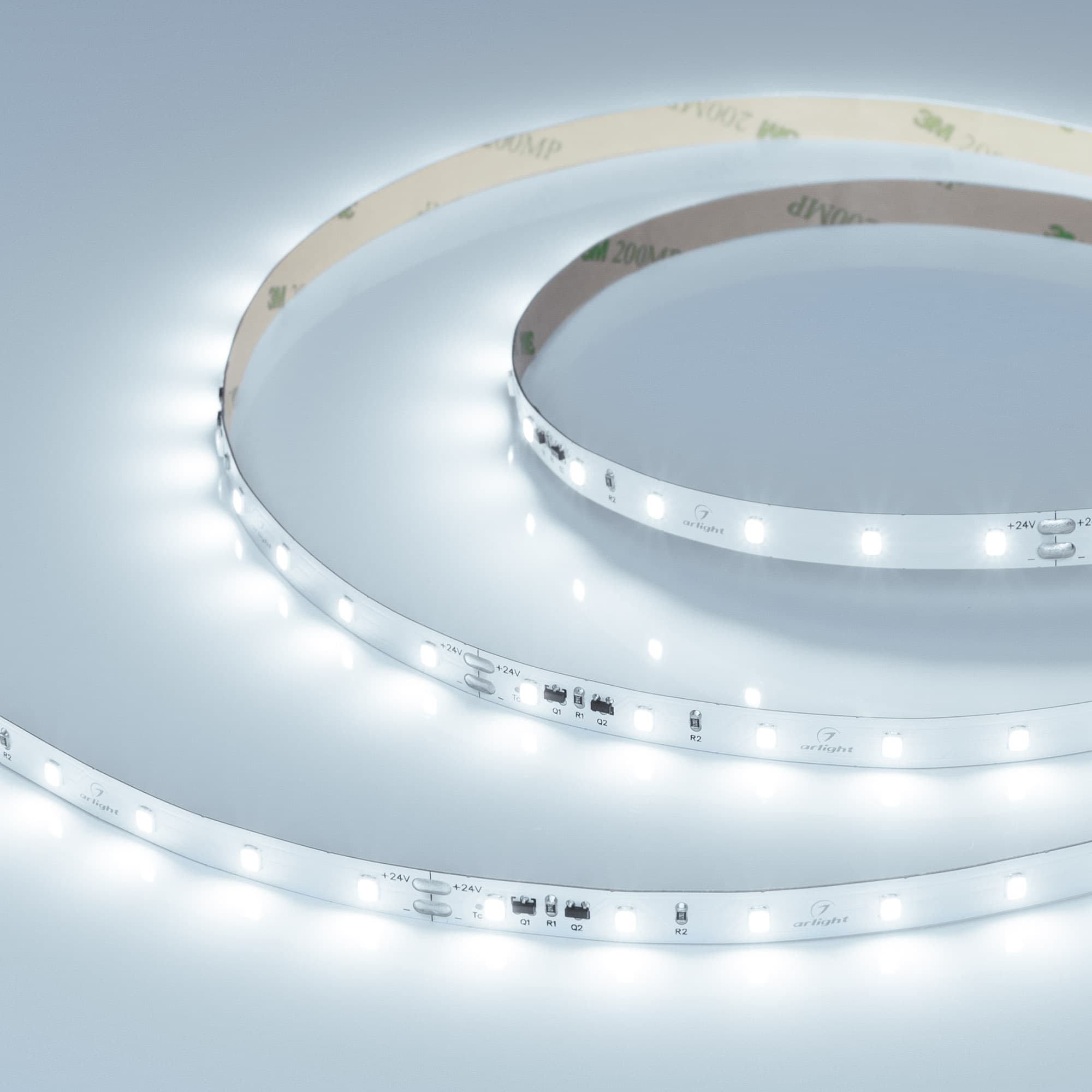 Светодиодная лента IC-A60-8mm 24V White6000 (4.8 W/m, IP20, 2835, 10m) (Arlight, стабилизированная) 037954 — фото 1