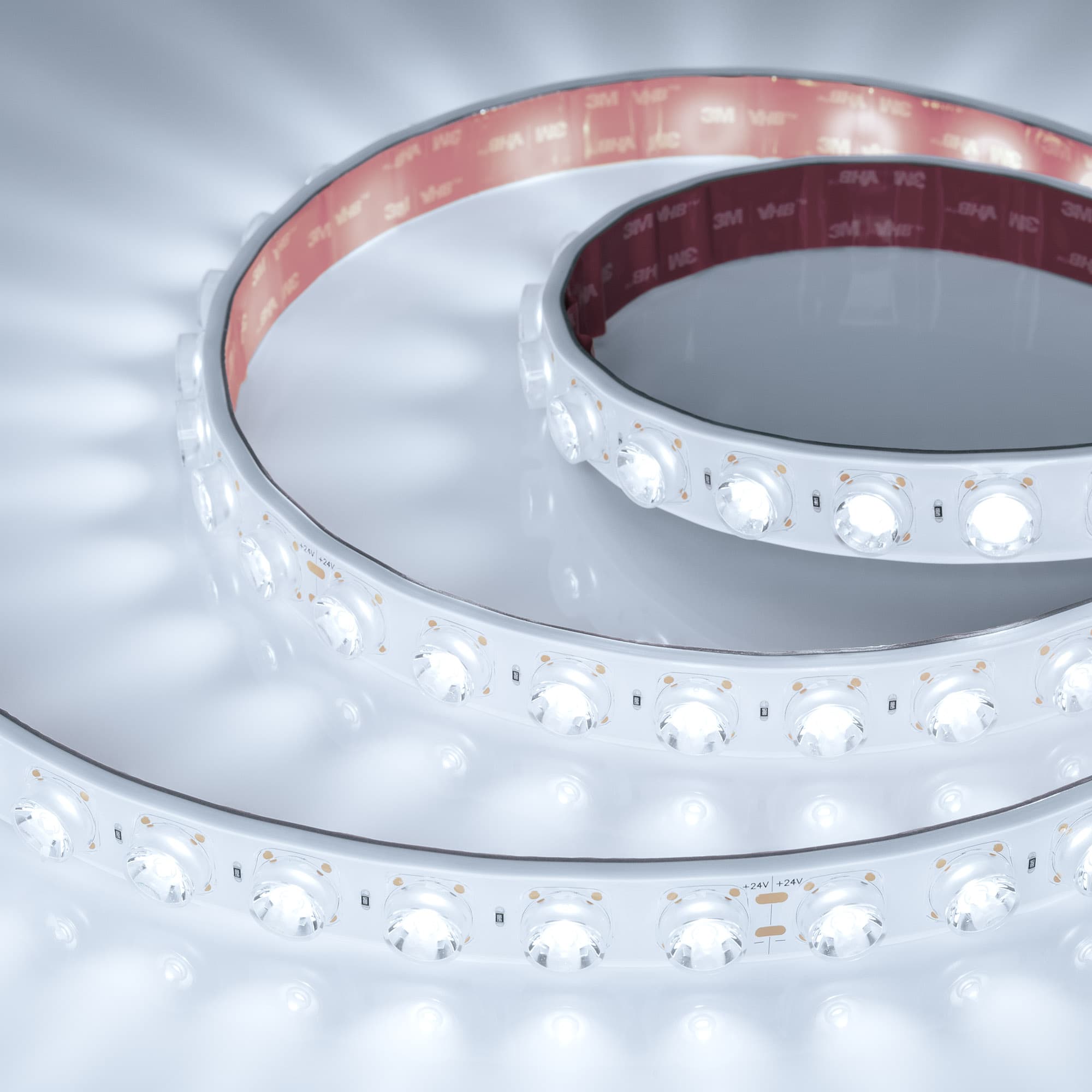 Светодиодная лента герметичная FLT-PS-A42-23mm 24V White6000 (21 W/m, IP67, 15deg, 5m) (Arlight, -) 049304 — фото 1