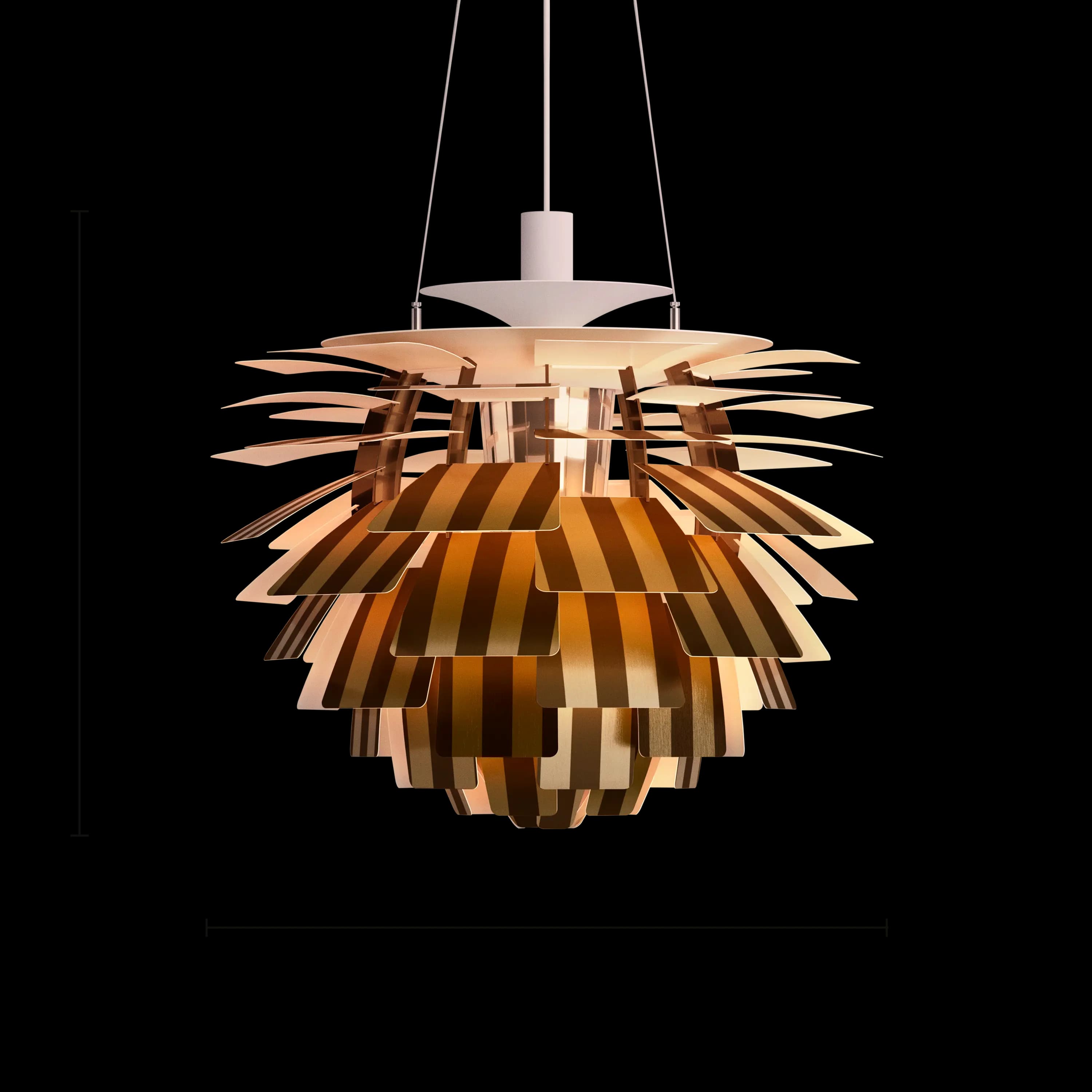 Louis Poulsen PH Artichoke Pequin stripes Ø 600 — фото 3