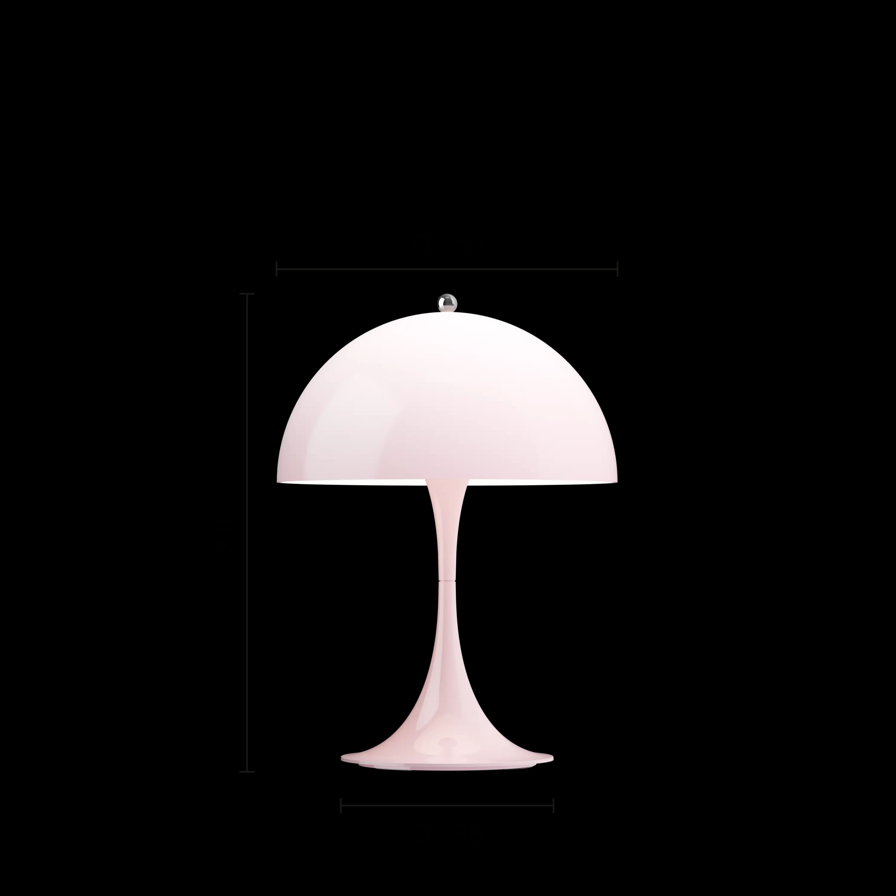 Louis Poulsen Panthella 250 Portable Lamp Opal pale rose — фото 4