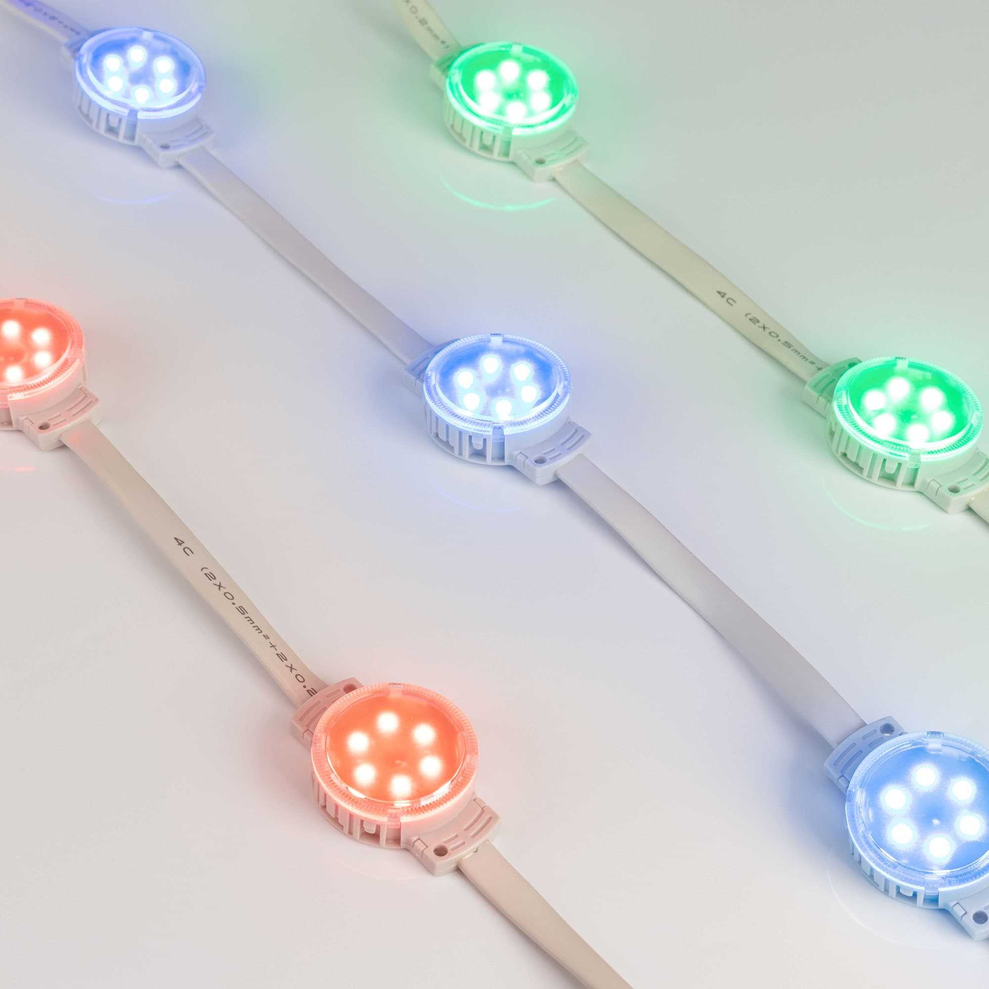 Модуль управляемый SPI-F6-D40 24V RGB-RAM-Auto (1.25W, IP68, 120 deg) (Arlight, Пластик, 3 года) 036828