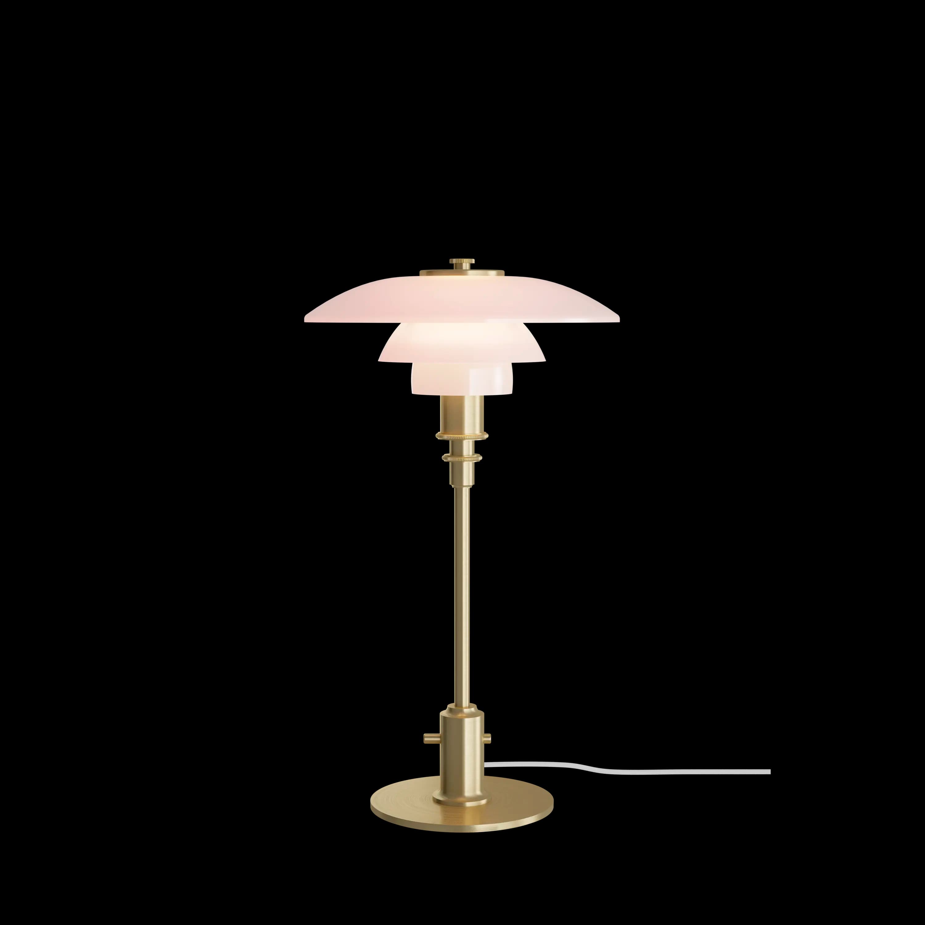 Louis Poulsen PH 2/1 Pale Rose Brass Table Lamp Pale rose — фото 1