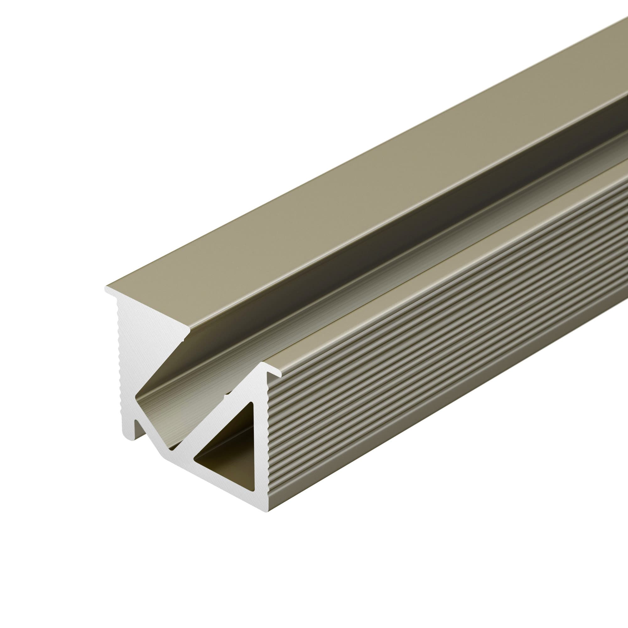 Профиль SL-BEVEL-H10-F14-2000 ANOD OLIVE GREY (Arlight, Алюминий) 038200 — фото 2